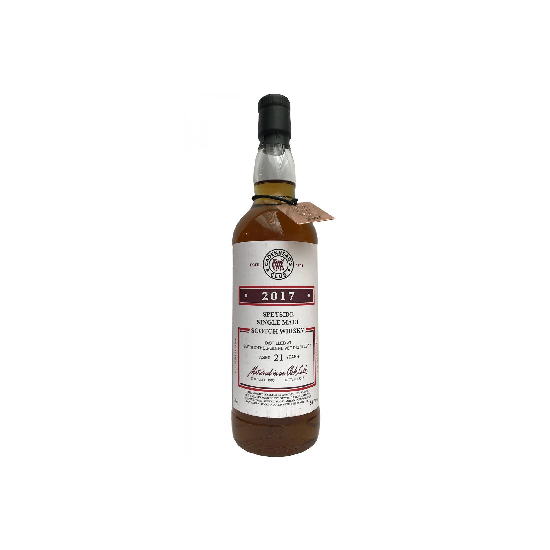 The Glenrothes 1996 21 Years Single Malt Whisky