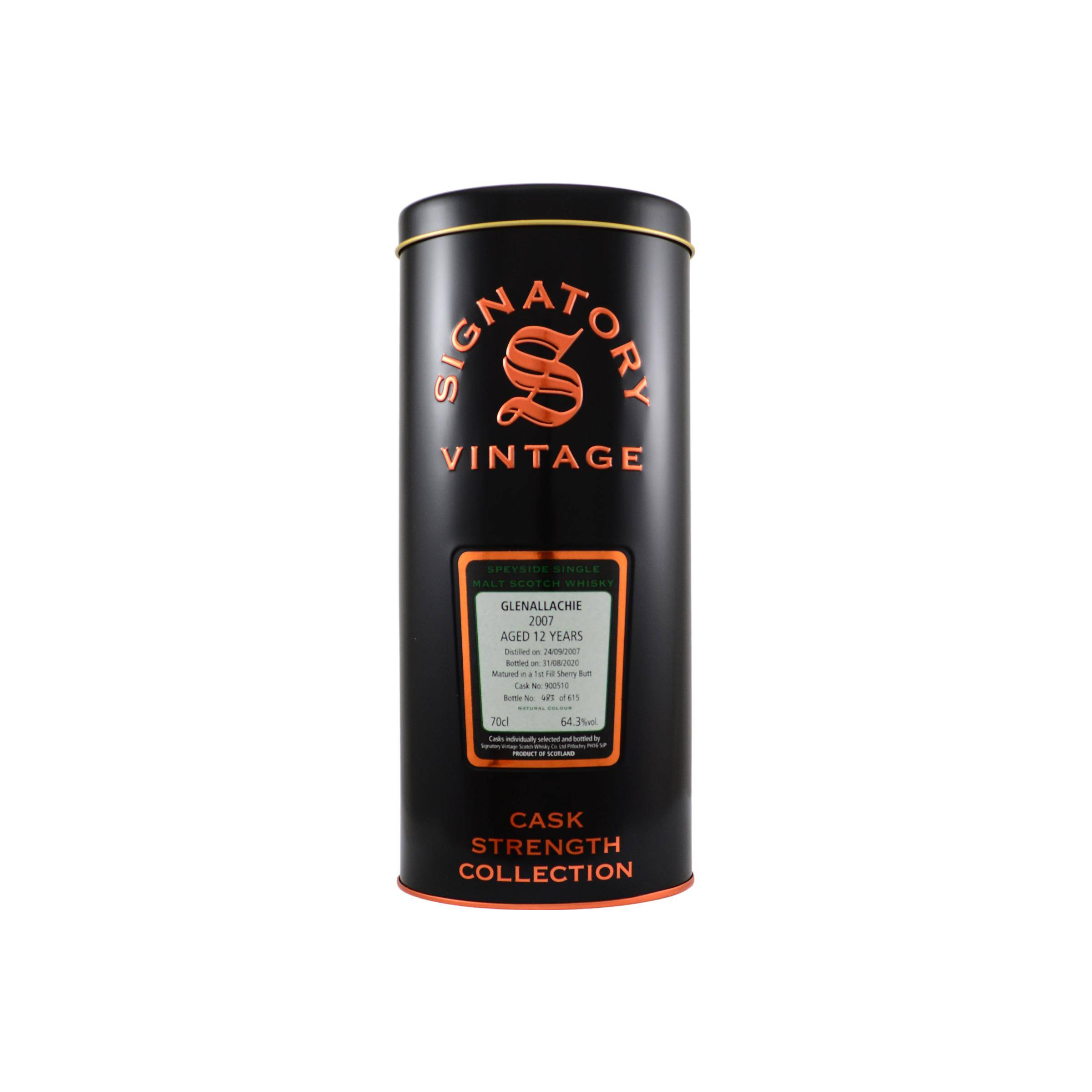 The GlenAllachie Cask Strength Collection 2007 12 Years Single Malt Whisky 2