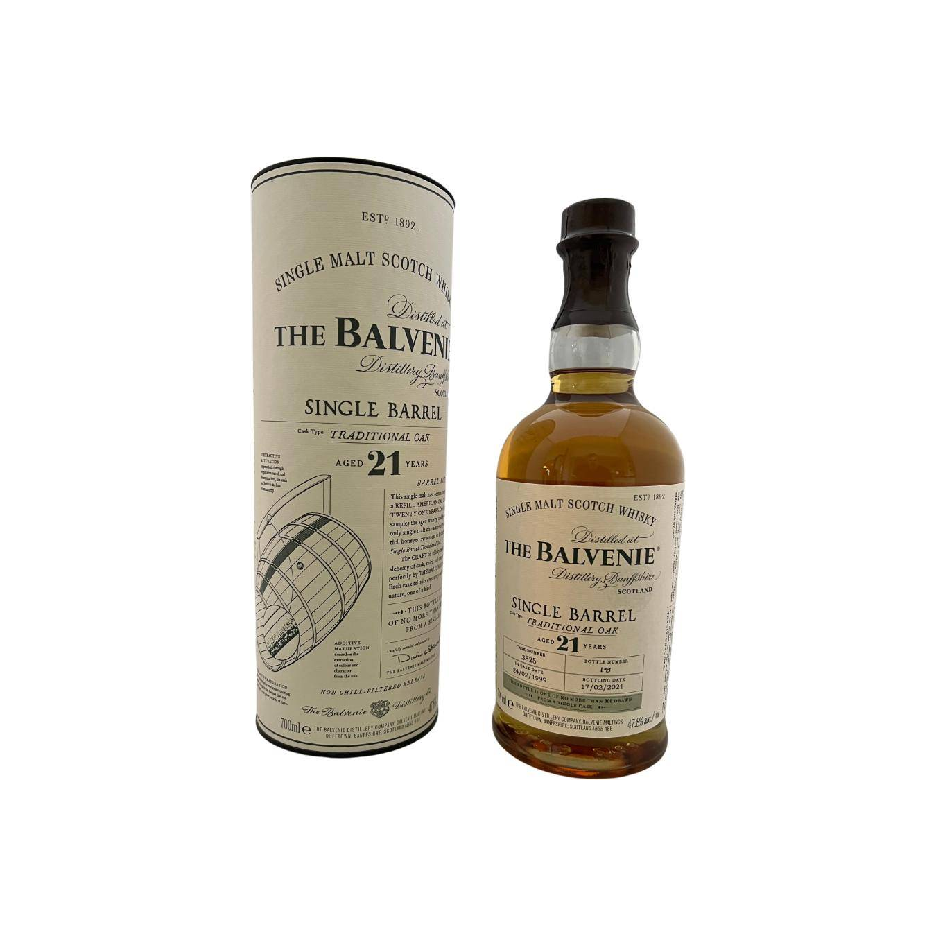 The Balvenie 1999 21 Years Single Malt Whisky 3