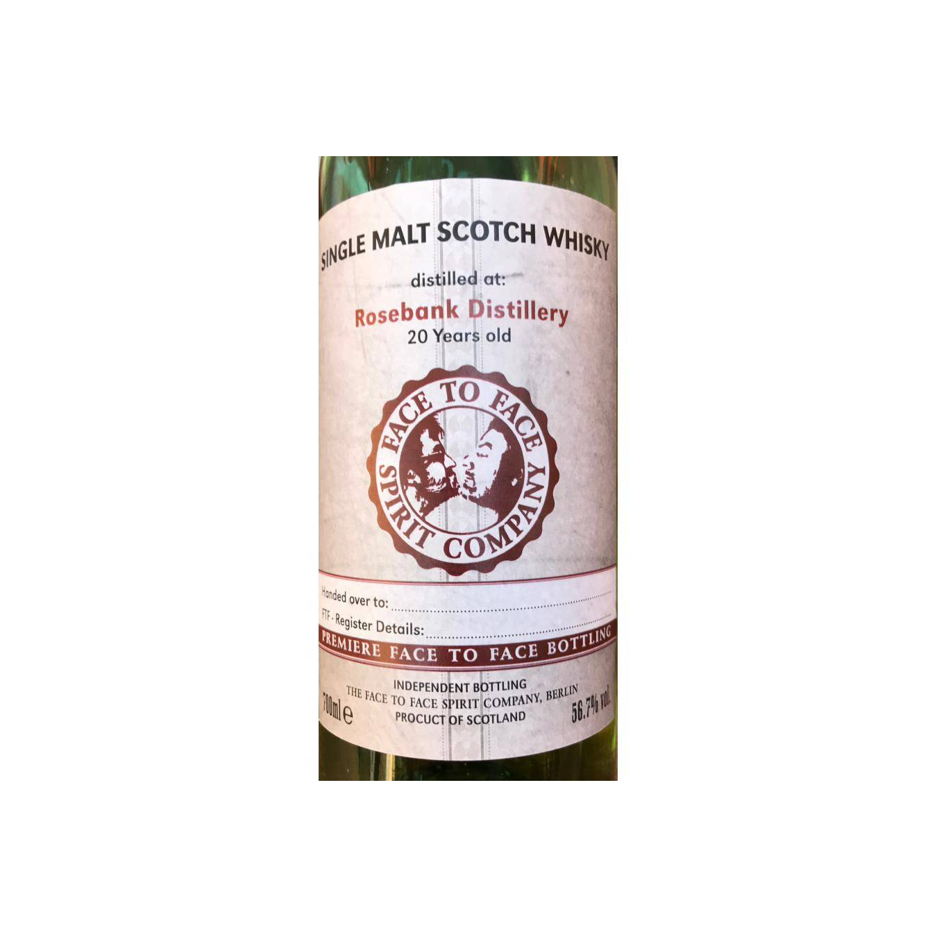 Rosebank 20 Years Single Malt Whisky