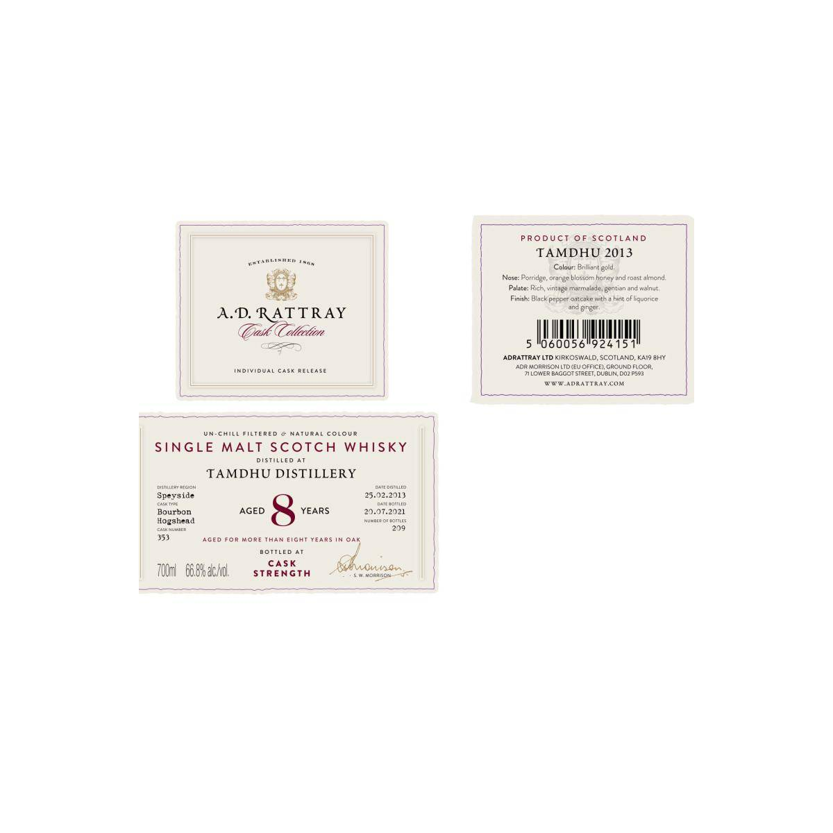 Tamdhu 2013 8 Years Single Malt Whisky 2