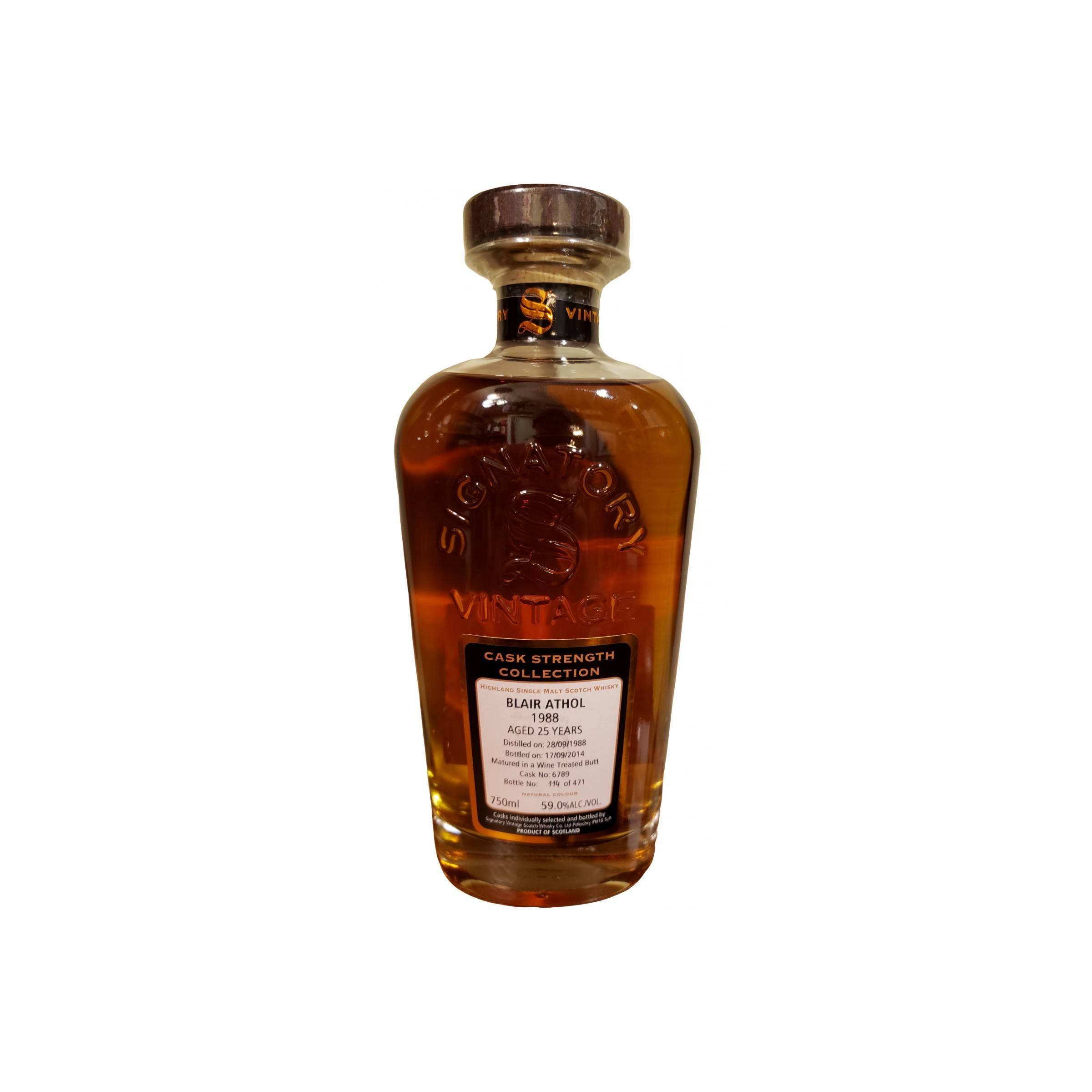Blair Athol Cask Strength Collection 1988 25 Years Single Malt Whisky