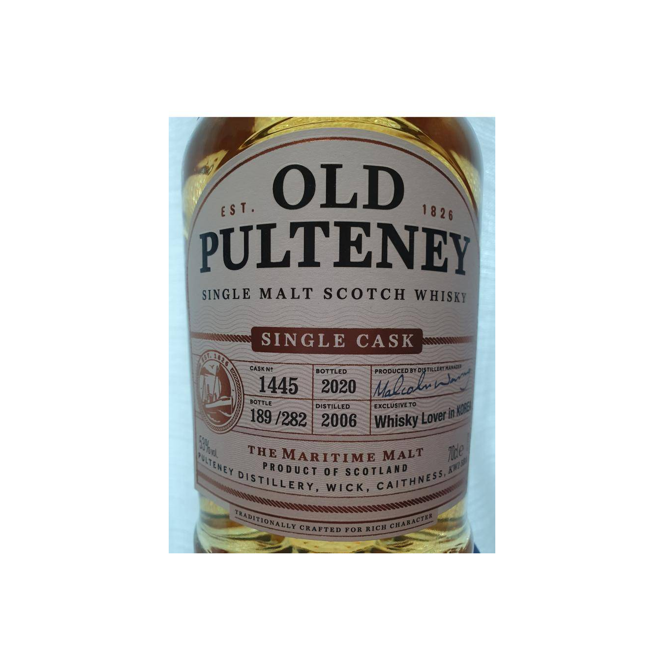 Old Pulteney Single Cask 2006 14 Years Single Malt Whisky 3