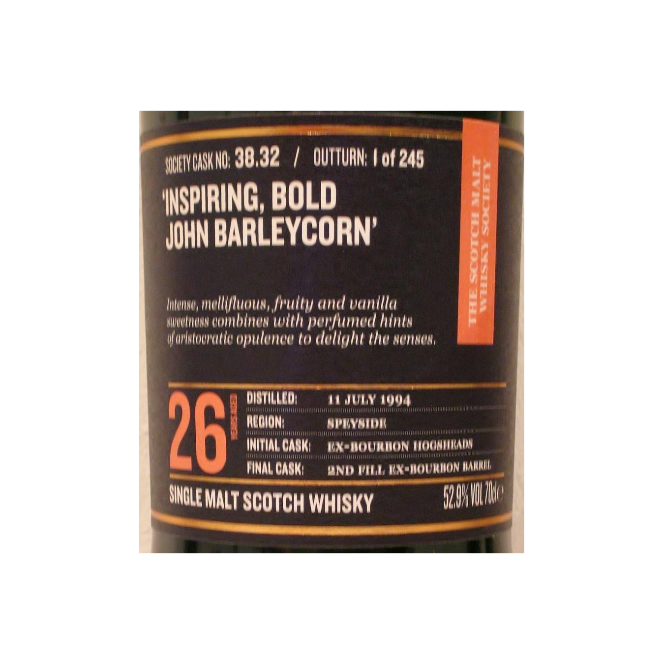The Scotch Malt Whisky Society 1994 26 Years Single Malt Whisky 2