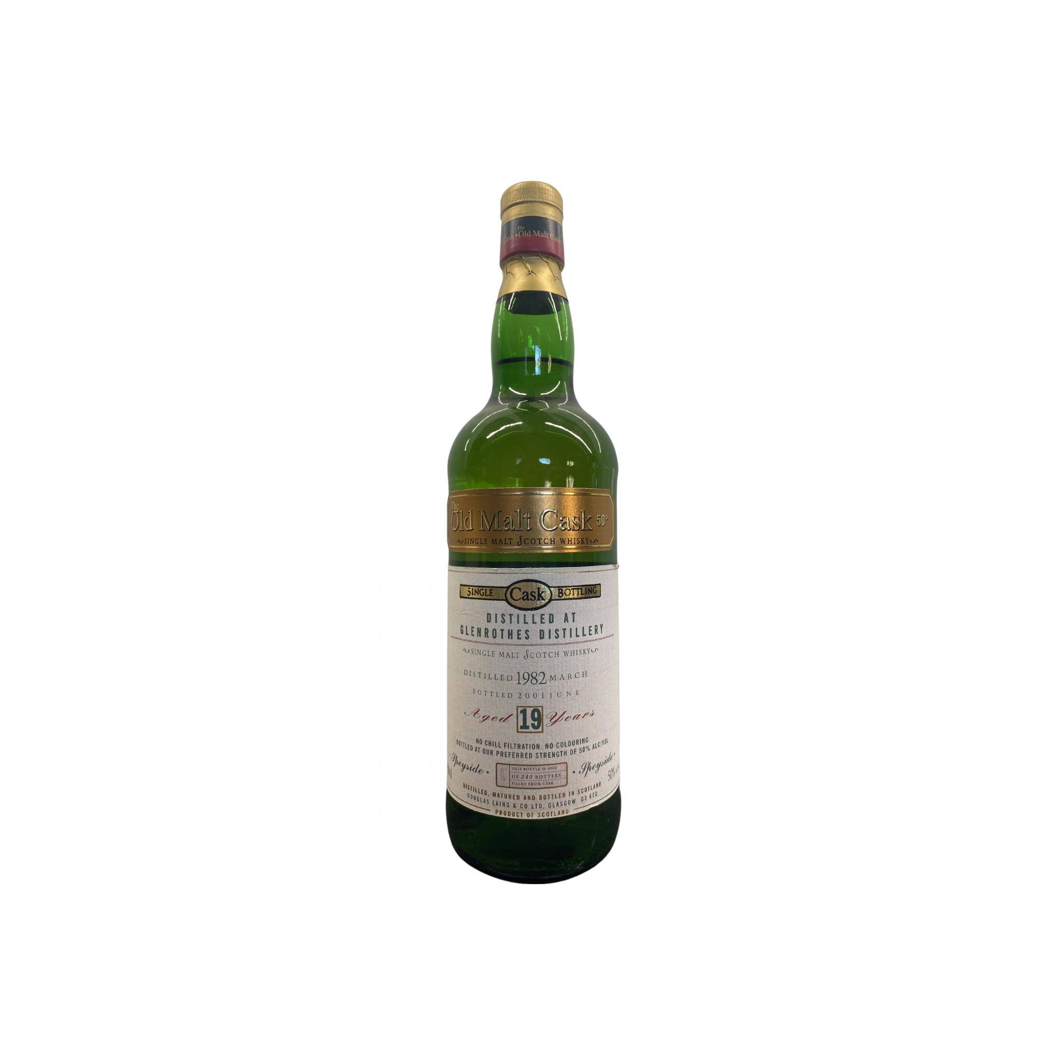 The Glenrothes Old Malt Cask 1982 19 Years Single Malt Whisky