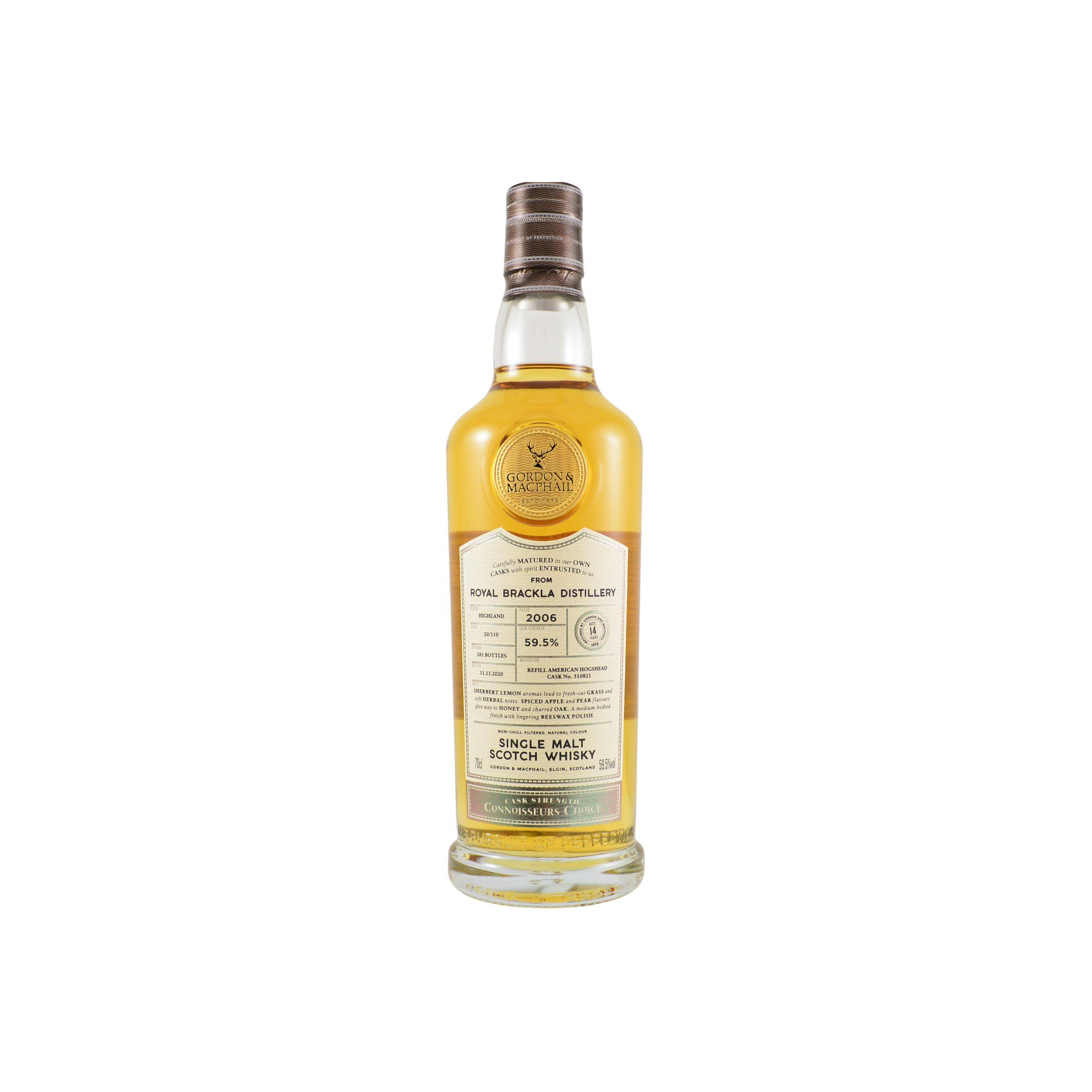 Royal Brackla Connoisseurs Choice - Cask Strength 2006 14 Years Single Malt Whisky