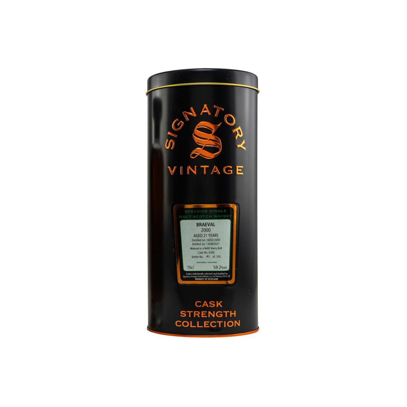 Braeval Cask Strength Collection 2000 21 Years Single Malt Whisky 2