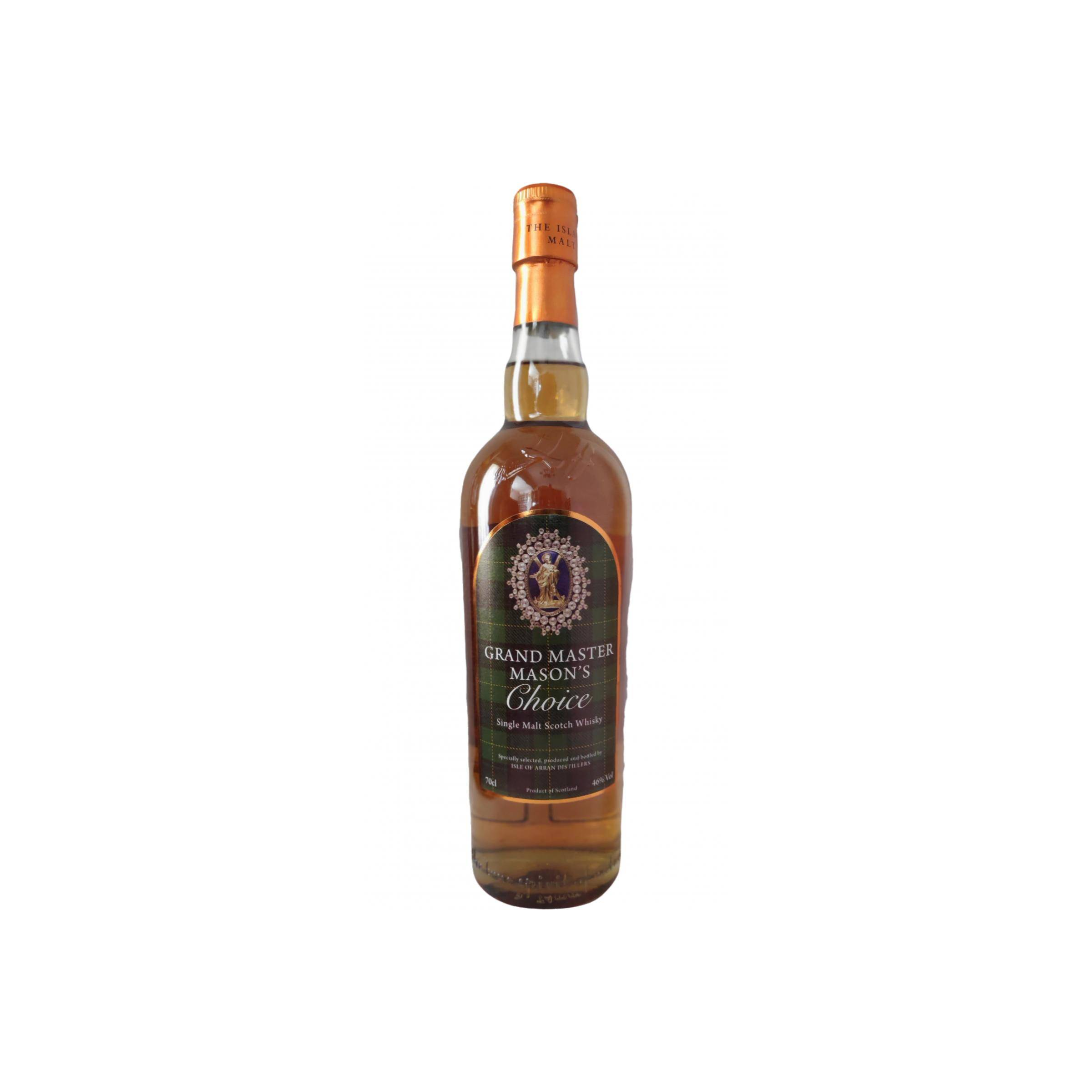 Single Malt Scotch Whisky Grand Master Mason's Choice IoA
