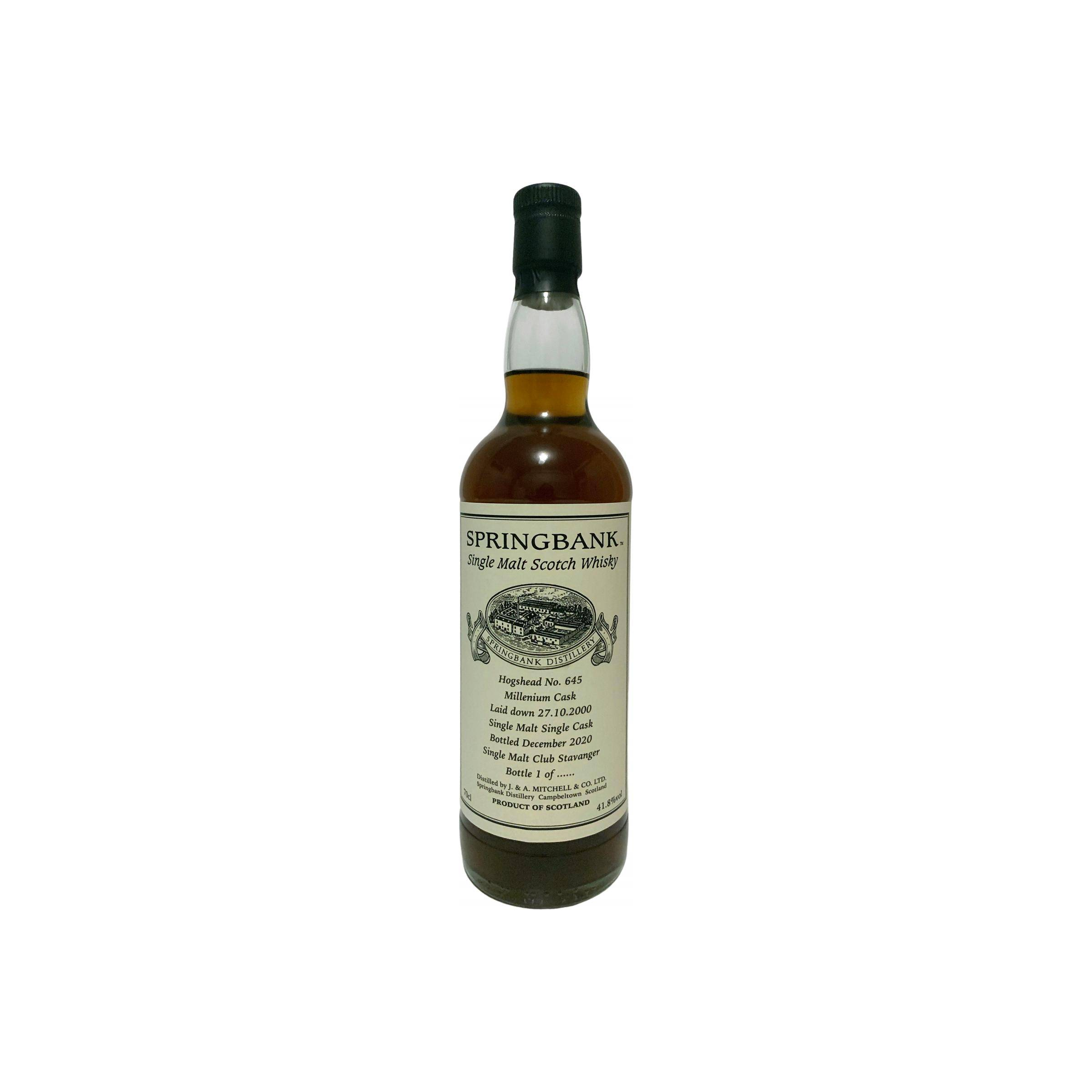 Springbank Private Bottling 2000 20 Years Single Malt Whisky