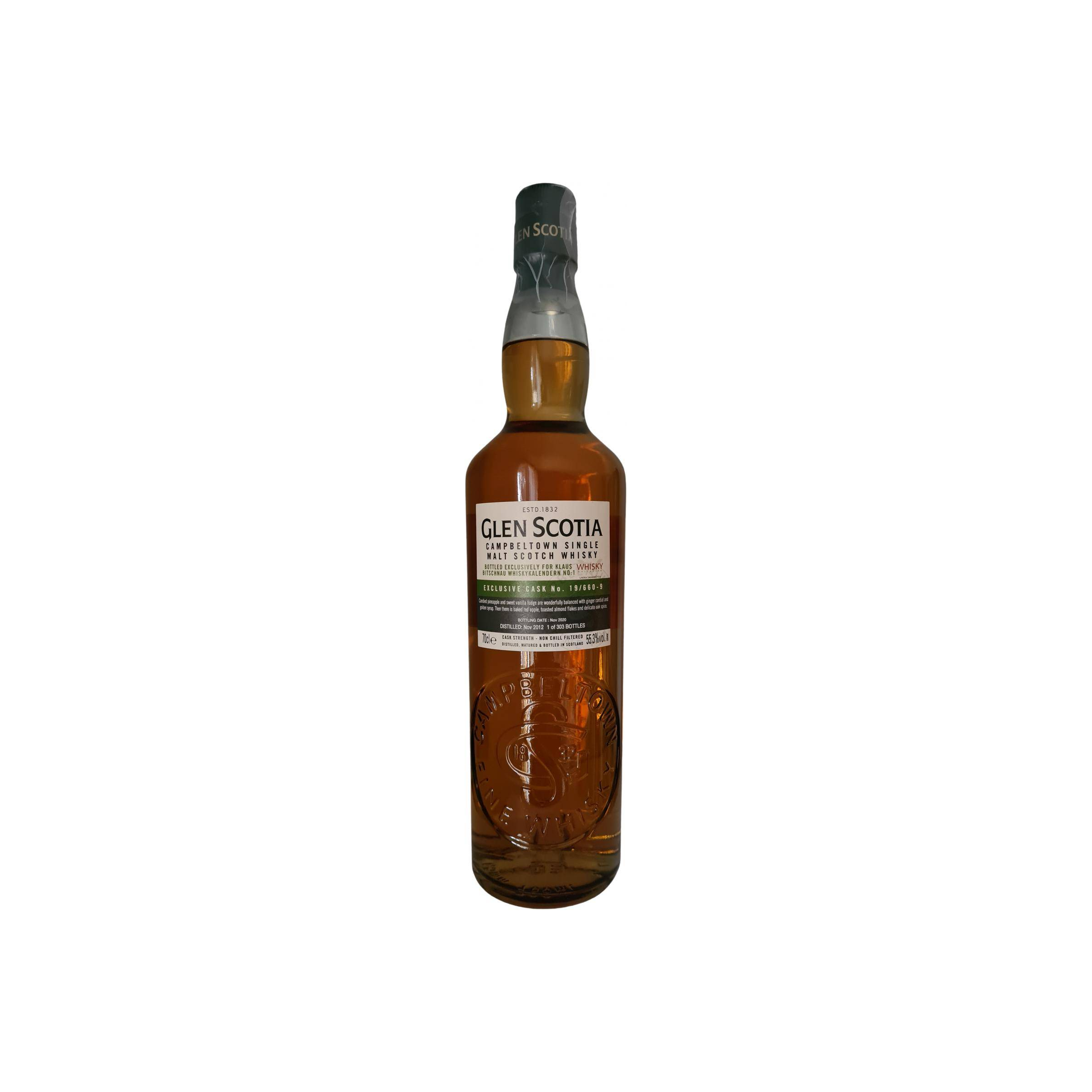 Glen Scotia Limited Edition 2012 8 Years Single Malt Whisky