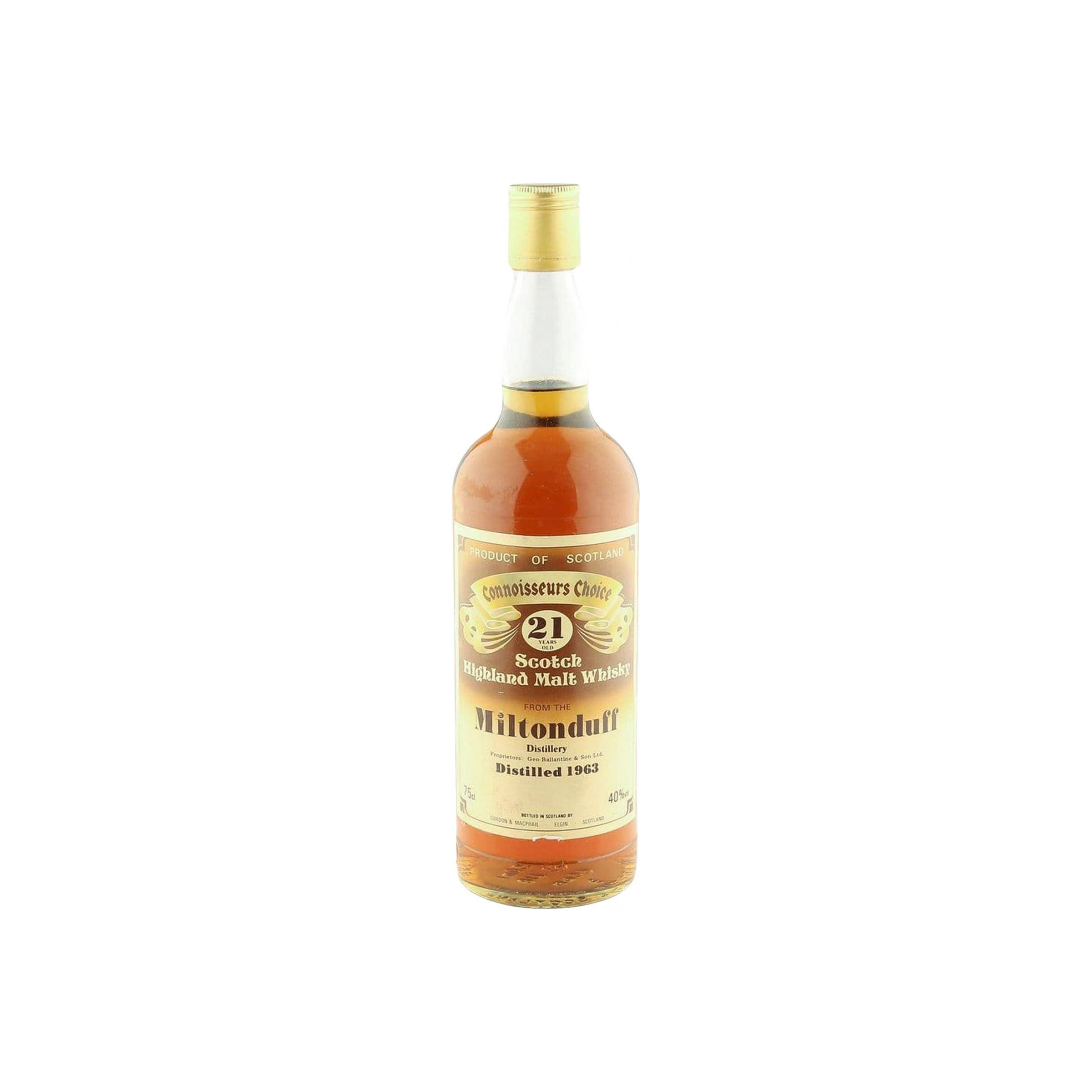 Miltonduff Connoisseurs Choice 1963 21 Years Single Malt Whisky