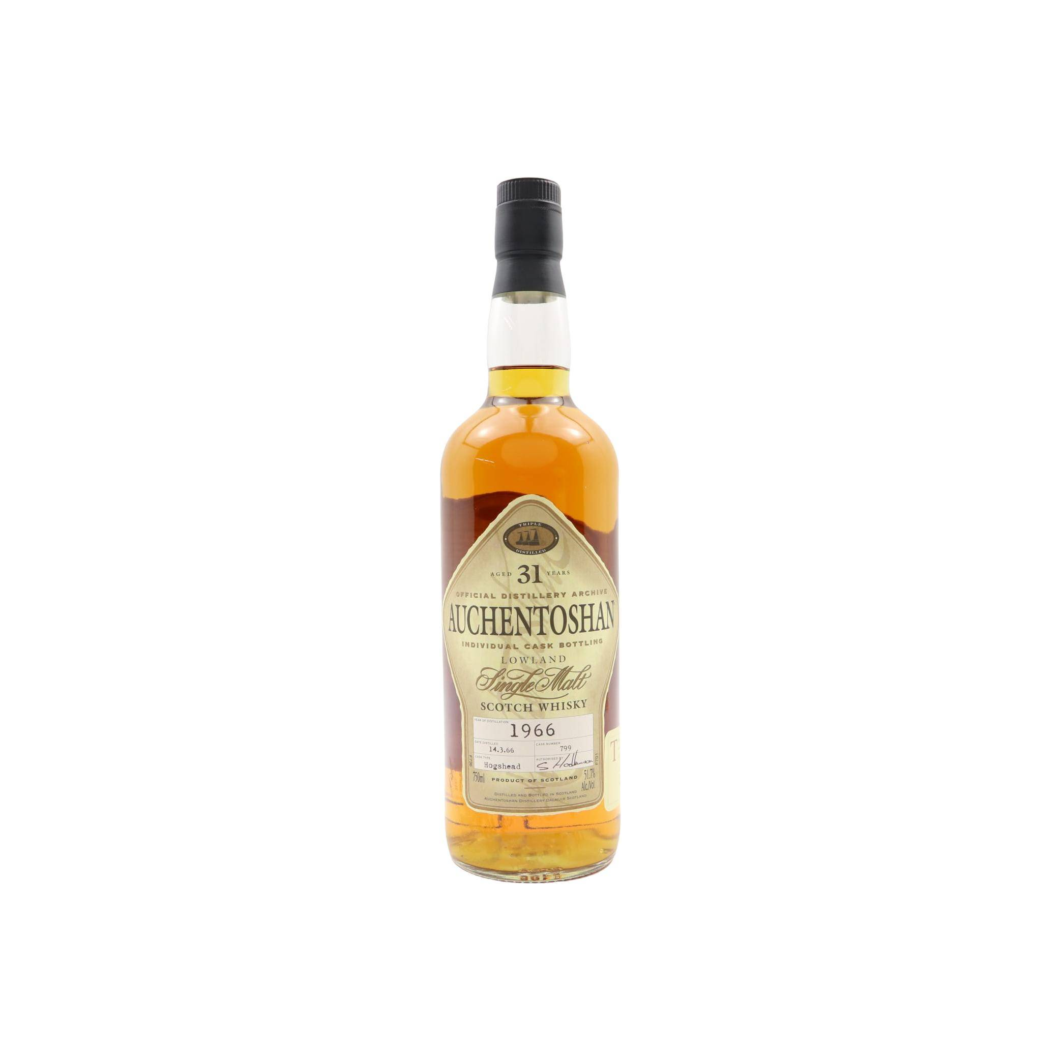 Auchentoshan Individual Cask Bottling 1966 31 Years Single Malt Whisky