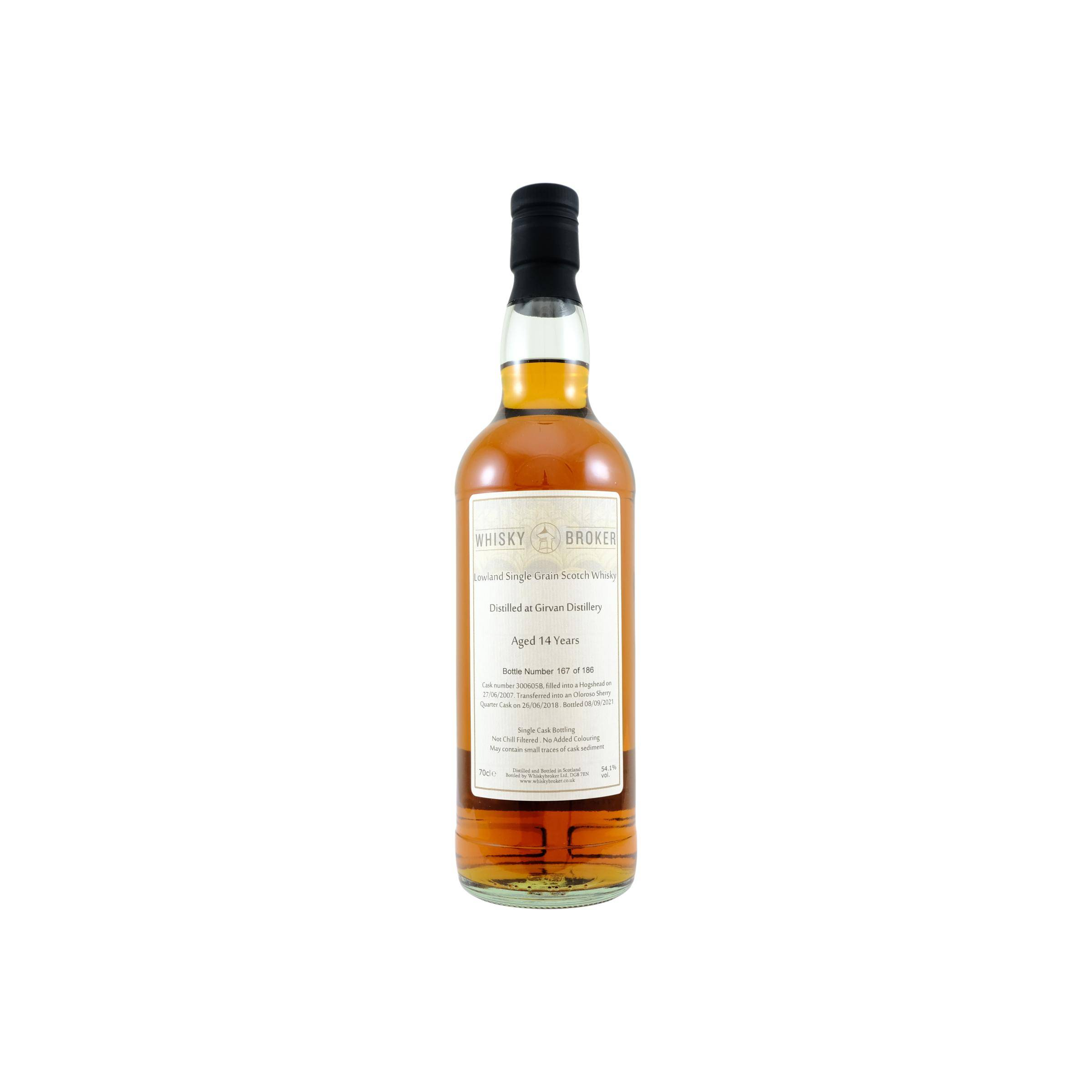 Girvan 2007 14 Years Single Grain Whisky