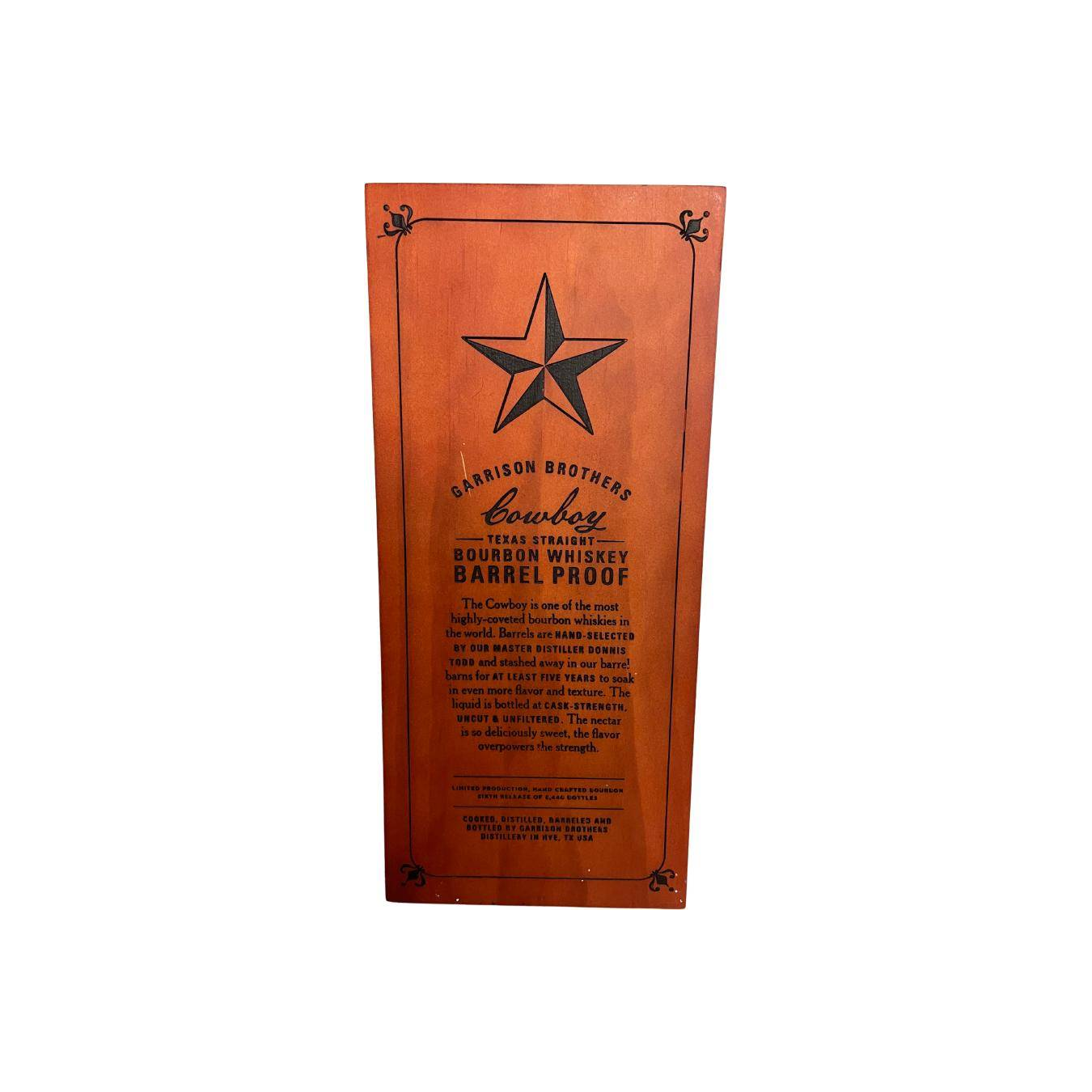 Garrison Brothers Cowboy Bourbon 2