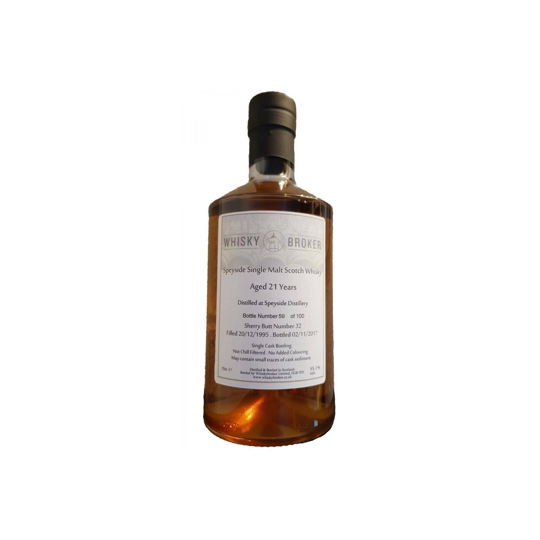 Spey 1995 21 Years Single Malt Whisky
