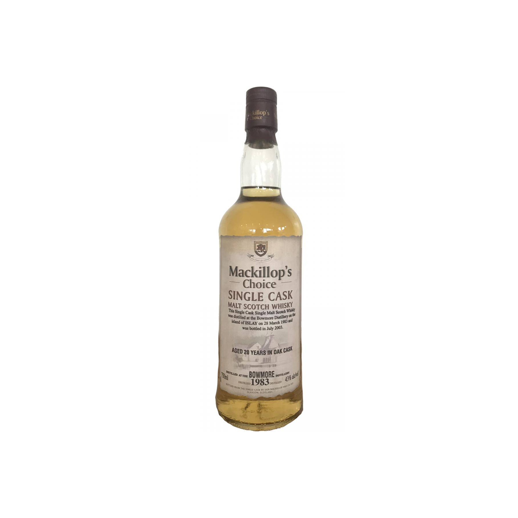 Bowmore Single Cask 1983 20 Years Single Malt Whisky 3