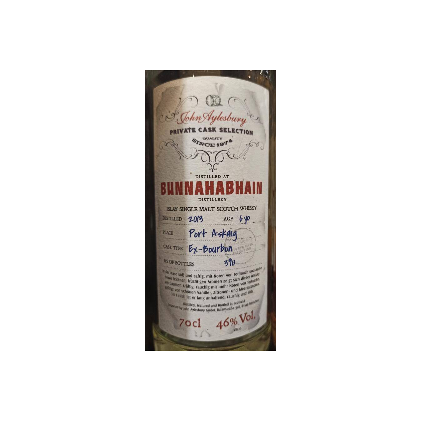 Bunnahabhain 2013 6 Years Single Malt Whisky 2