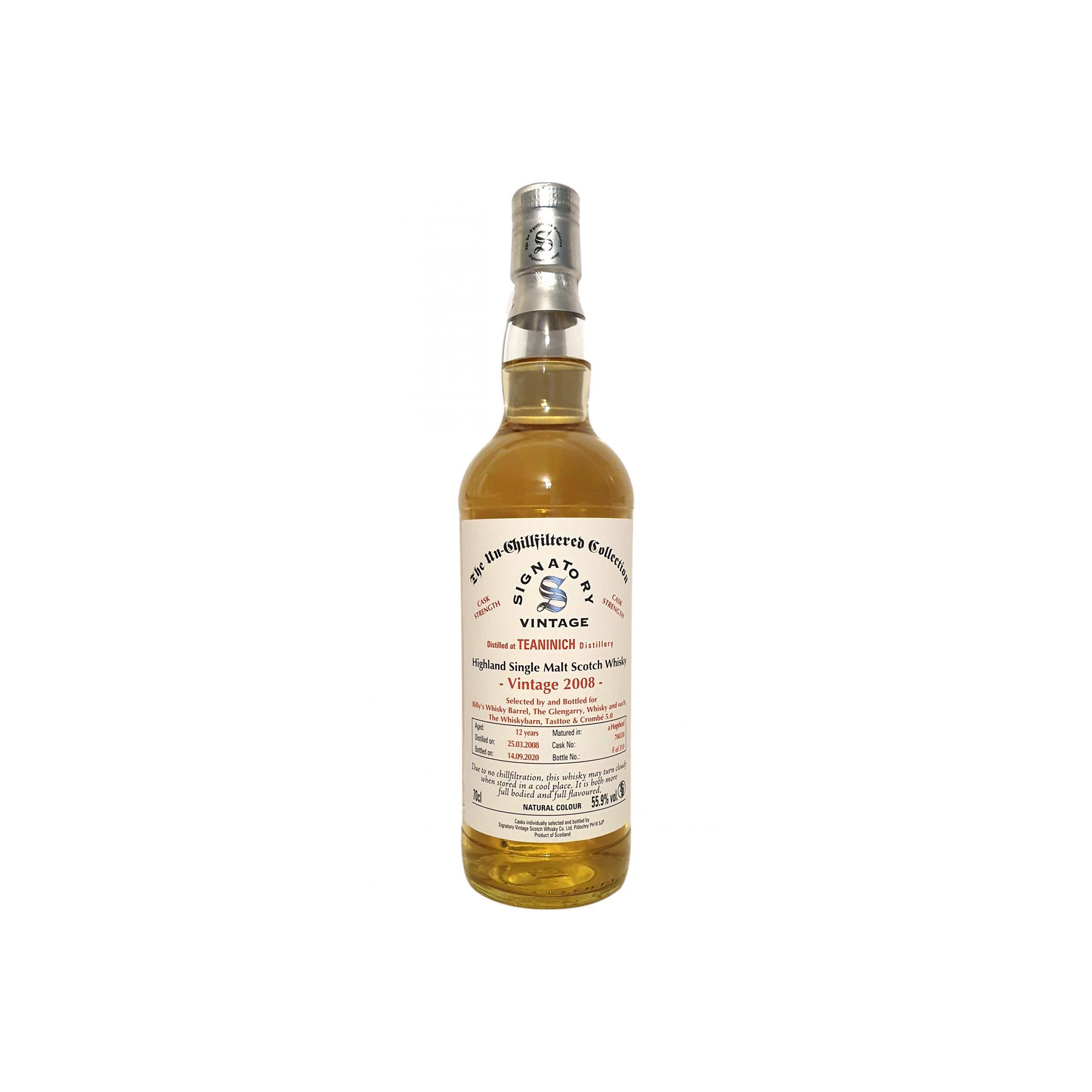 Teaninich The Un-Chillfiltered Collection 2008 12 Years Single Malt Whisky 3