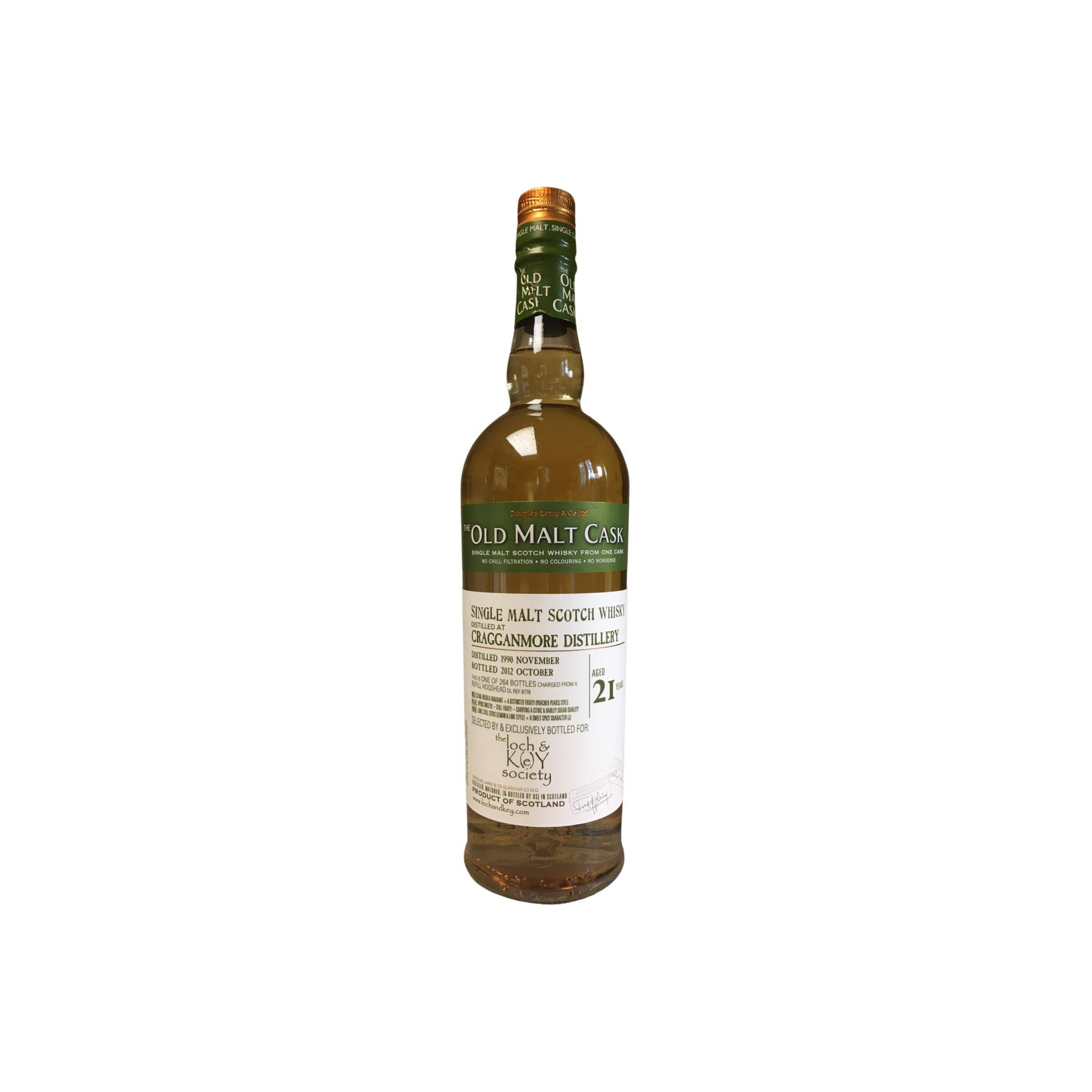 Cragganmore Old Malt Cask 1990 21 Years Single Malt Whisky