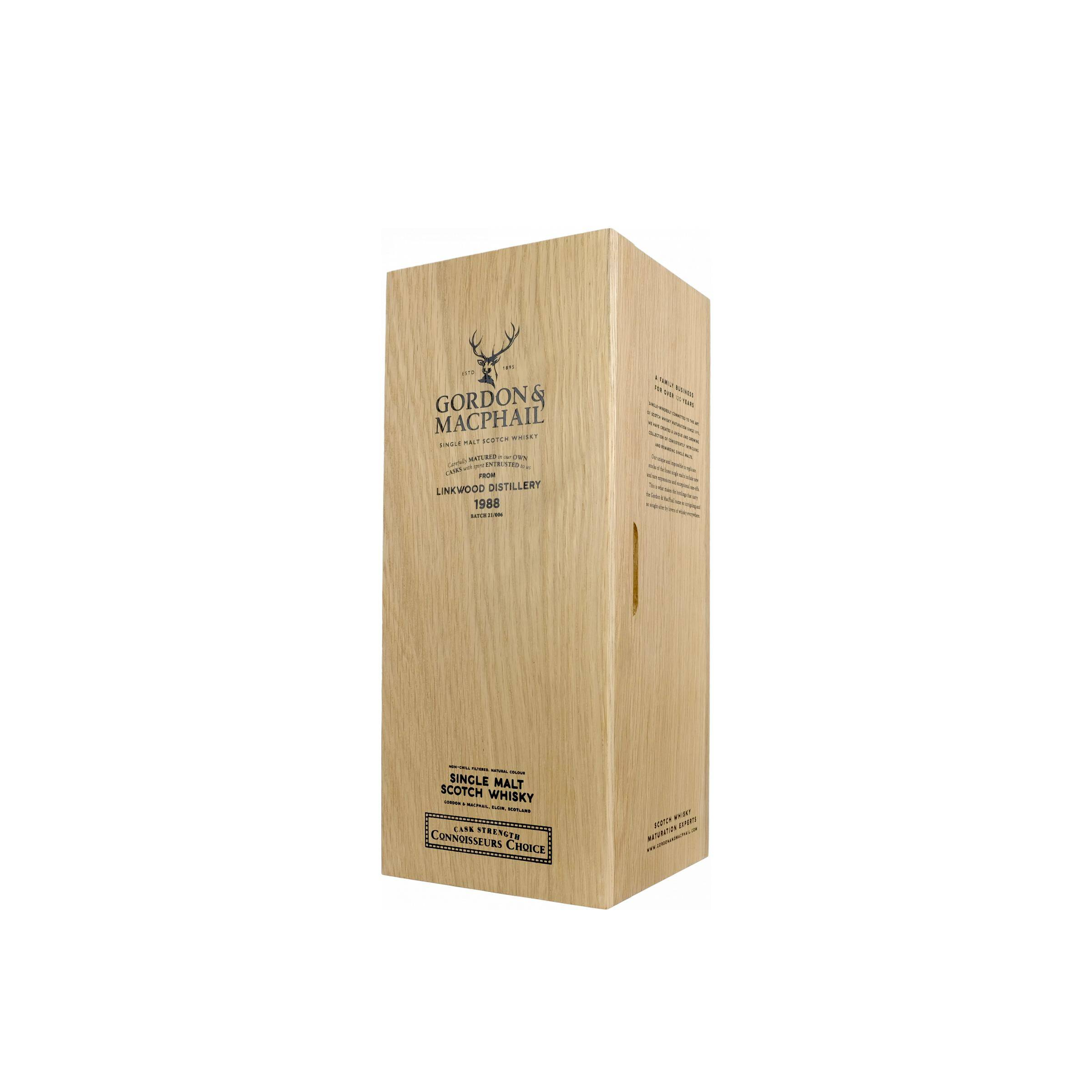 Linkwood Connoisseurs Choice - Cask Strength 1988 32 Years Single Malt Whisky 2