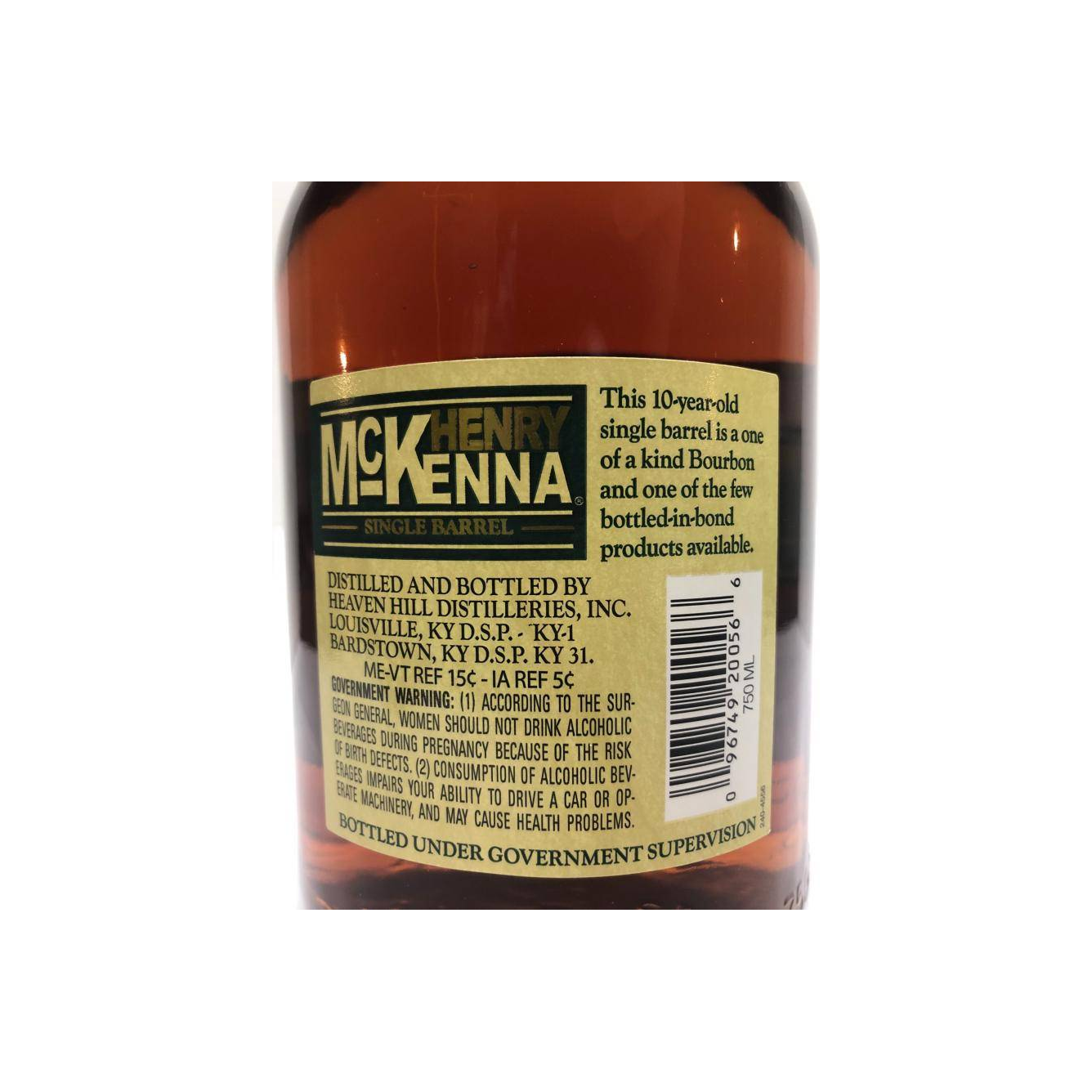 Henry McKenna Single Cask 2009 10 Years Bourbon Whisky 3