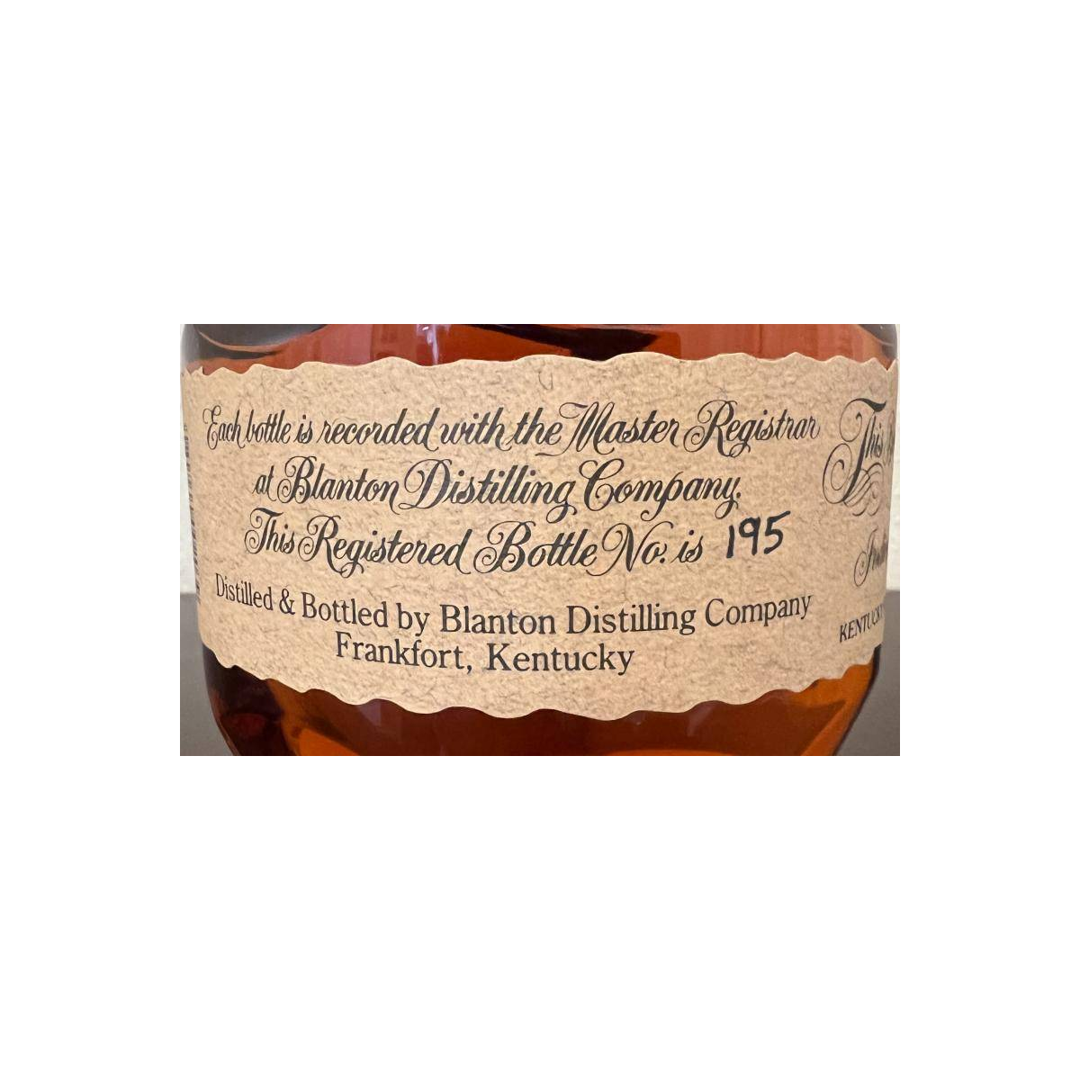 Blanton's Single Barrel Bourbon Whiskey Bourbon Whisky 3
