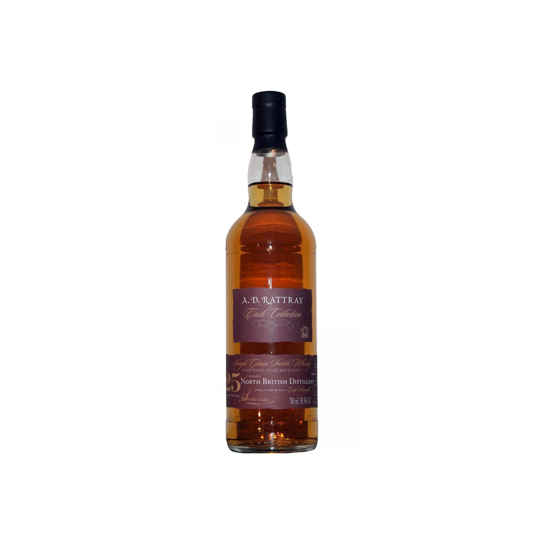 North British Individual Cask Bottling 1991 25 Years Single Grain Whisky