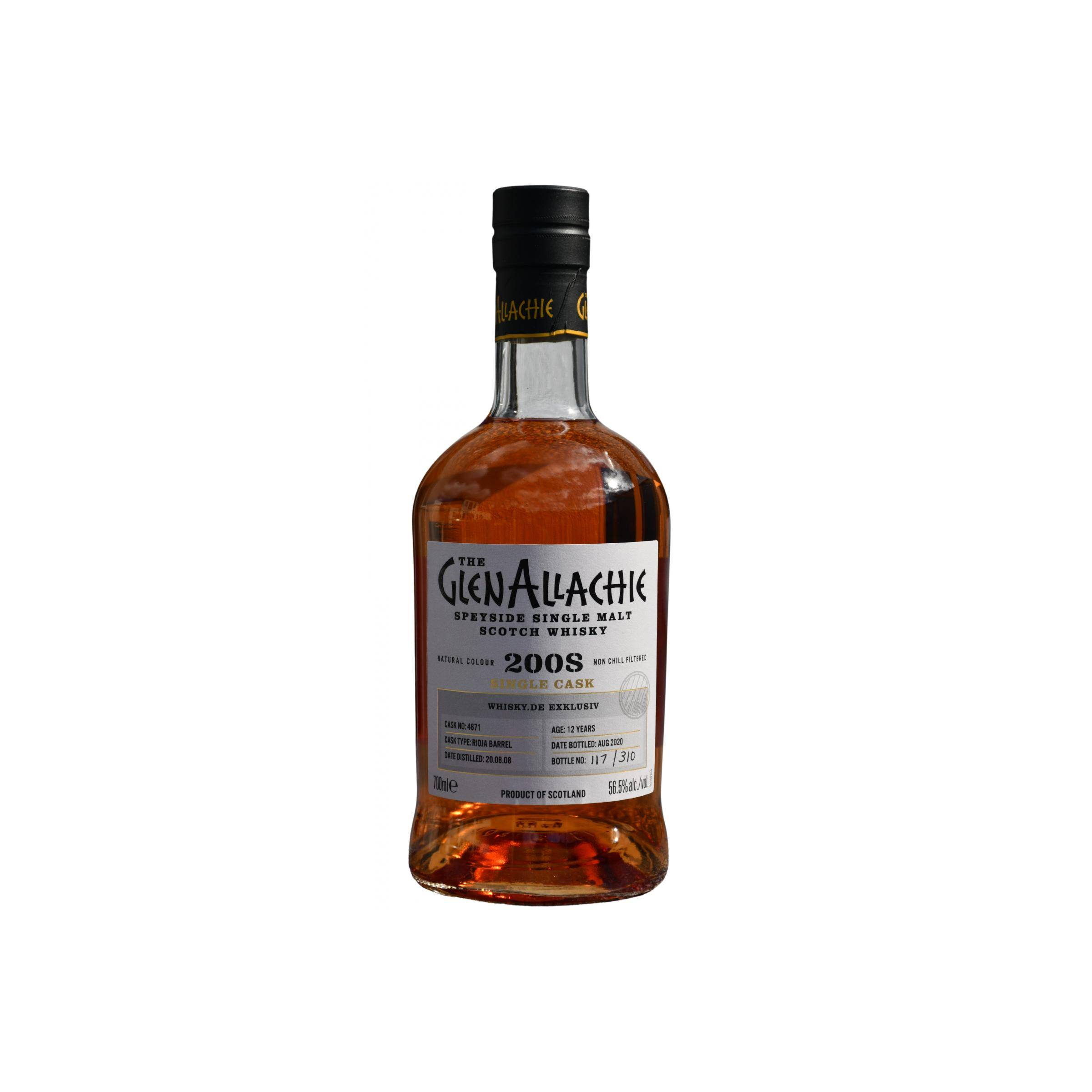 The GlenAllachie Single Cask 2008 12 Years Single Malt Whisky