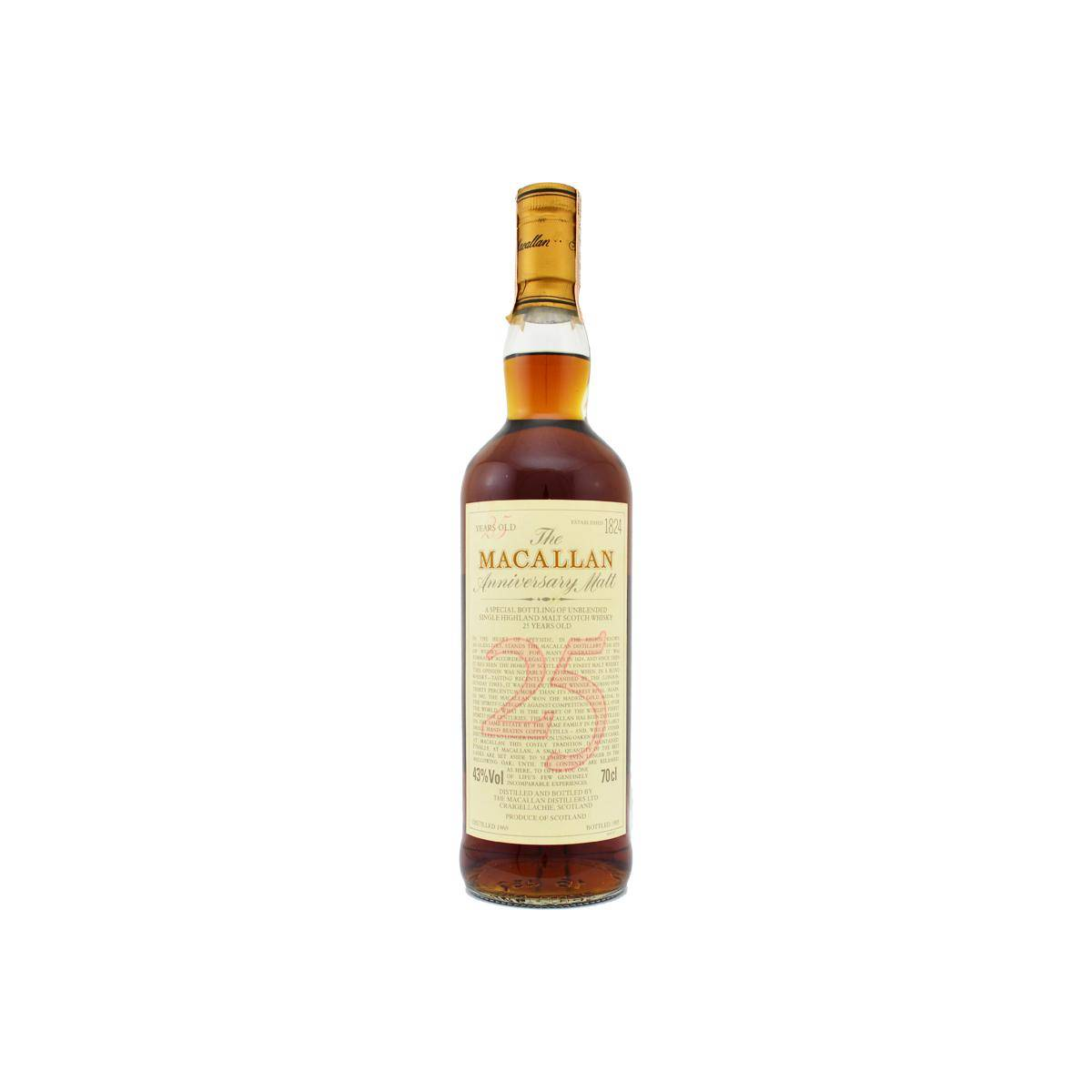 The Macallan 1969 25 Years Single Malt Whisky