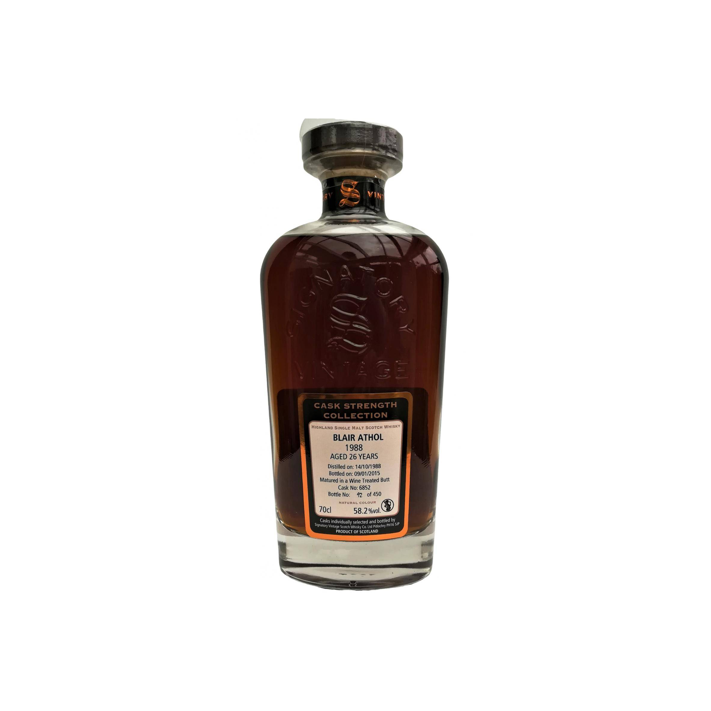Blair Athol Cask Strength Collection 1988 26 Years Single Malt Whisky