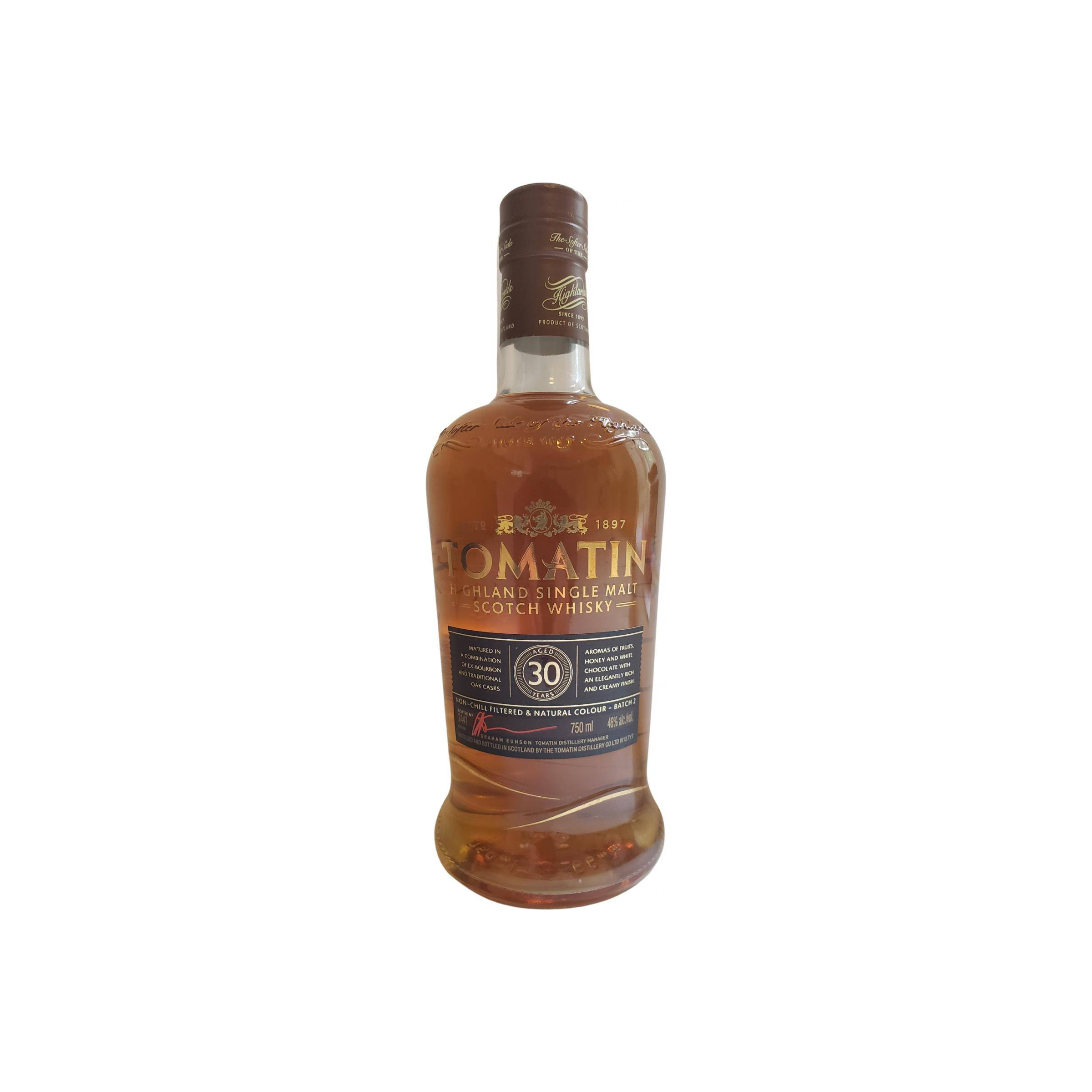 Tomatin 30 Years Single Malt Whisky