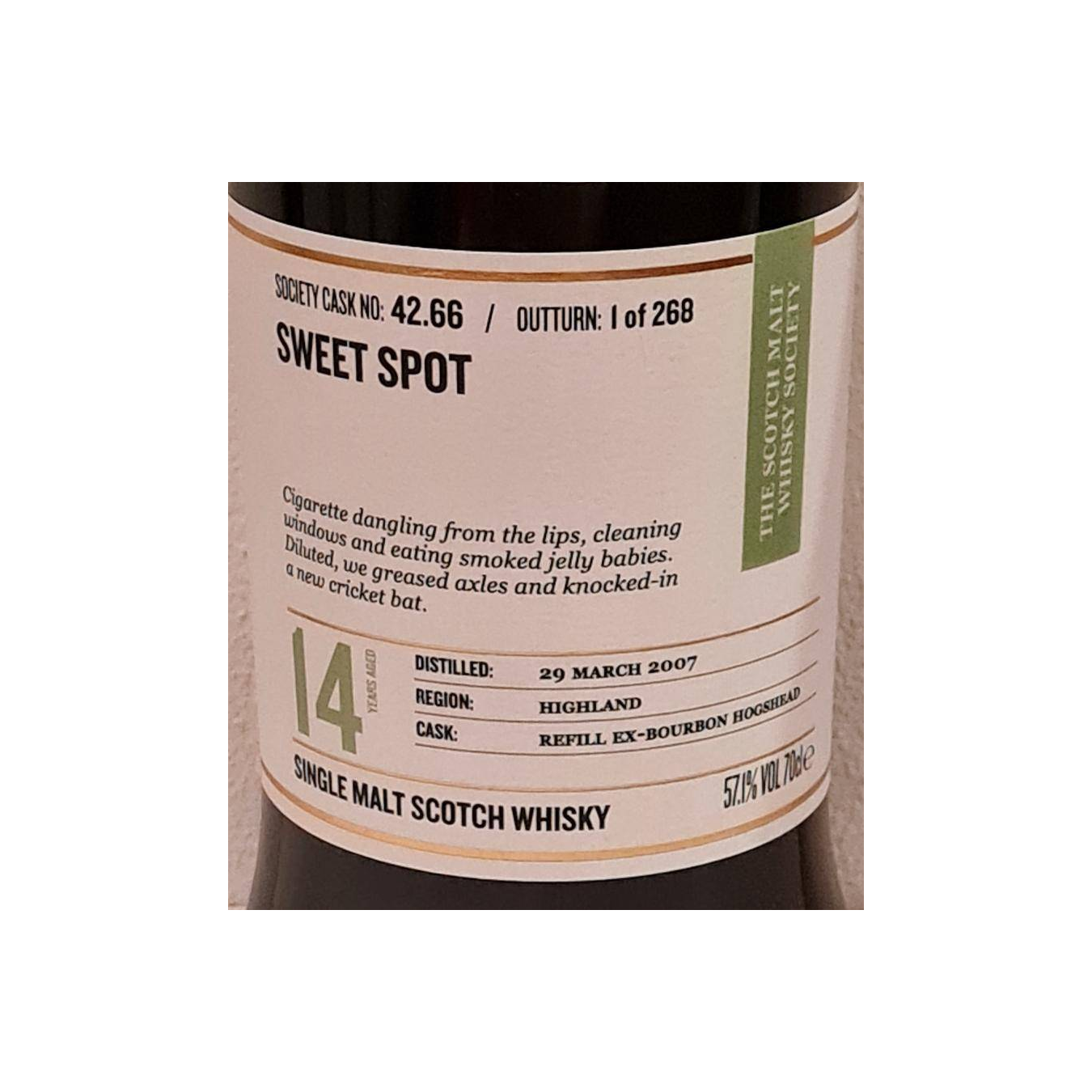 The Scotch Malt Whisky Society 2007 14 Years Single Malt Whisky 2