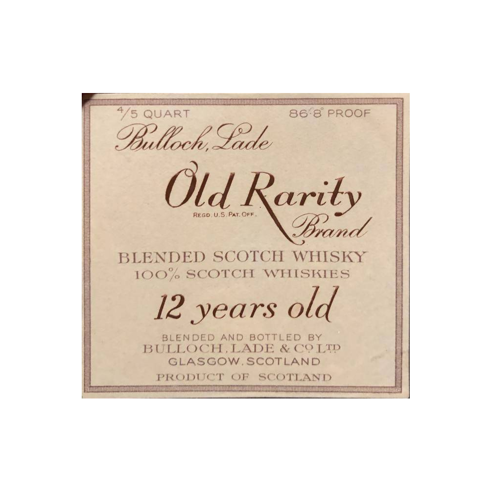 Bulloch Lade's Old Rarity 2