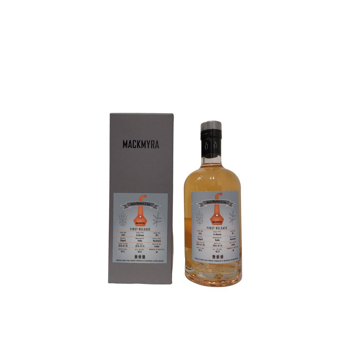 Mackmyra 2010 8 Years Single Malt Whisky