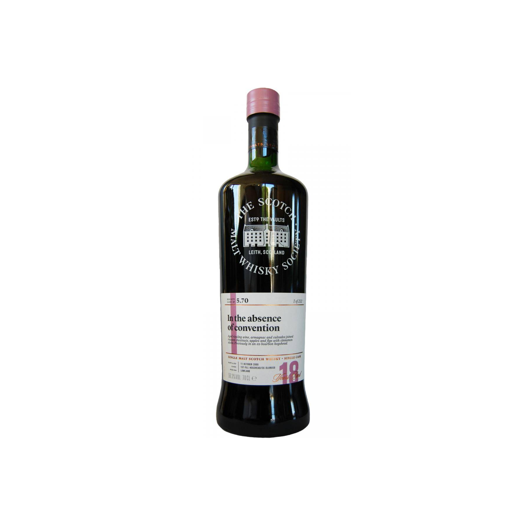 The Scotch Malt Whisky Society 2000 18 Years Single Malt Whisky