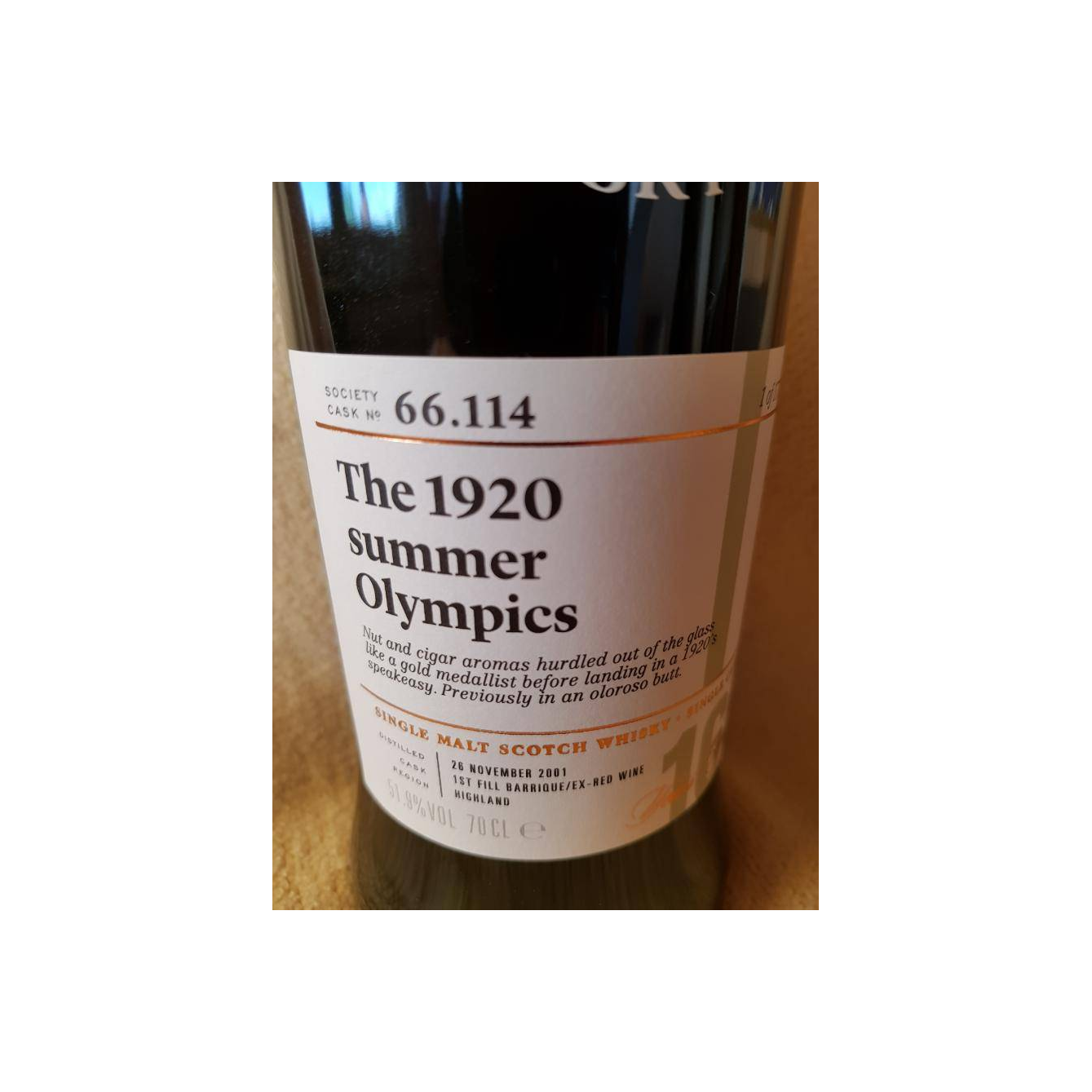 The Scotch Malt Whisky Society 2001 16 Years Single Malt Whisky 2