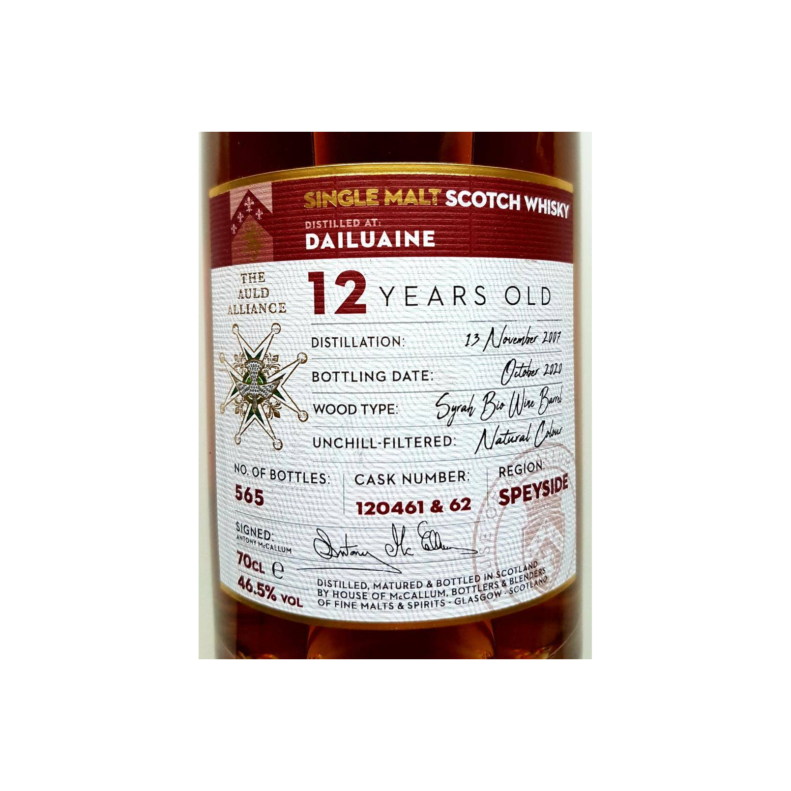Dailuaine 2007 12 Years Single Malt Whisky 2