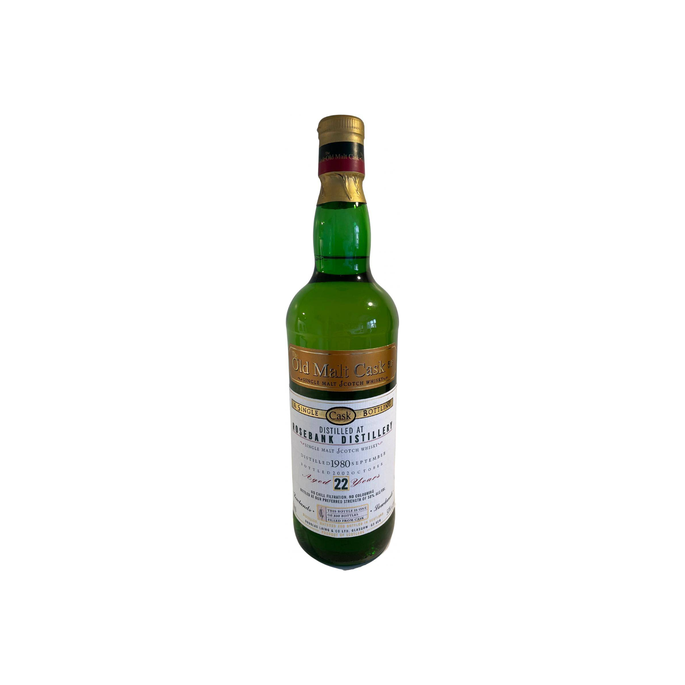 Rosebank Old Malt Cask 1980 22 Years Single Malt Whisky