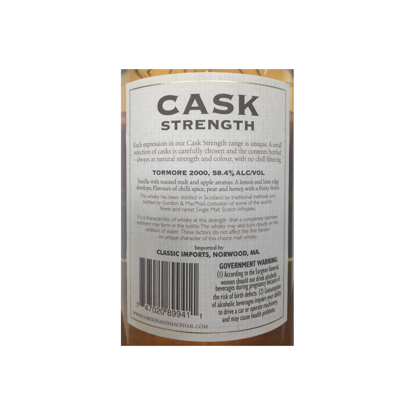 Tormore Cask Strength Collection 2000 13 Years Single Malt Whisky 3
