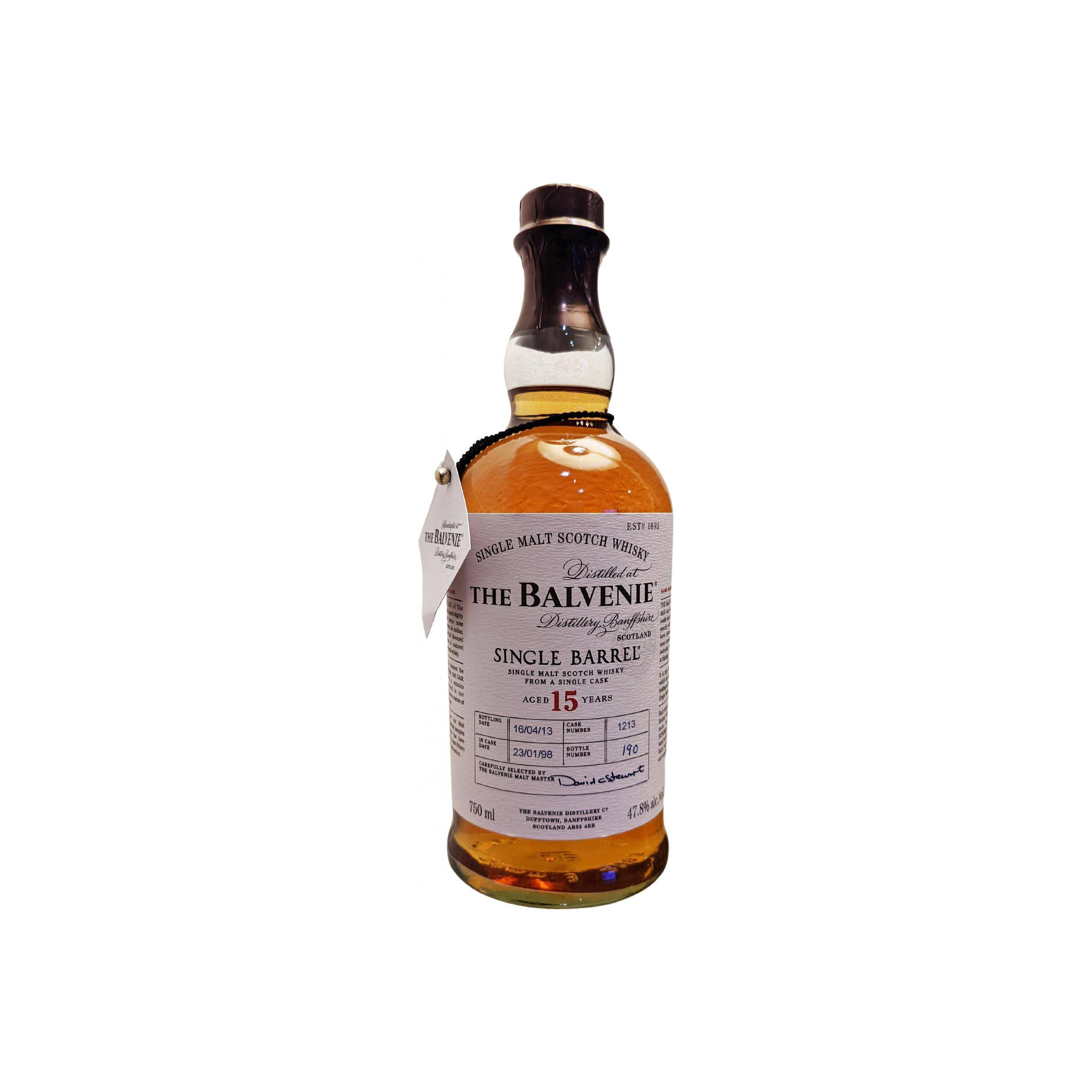 The Balvenie Single Cask 1998 15 Years Single Malt Whisky