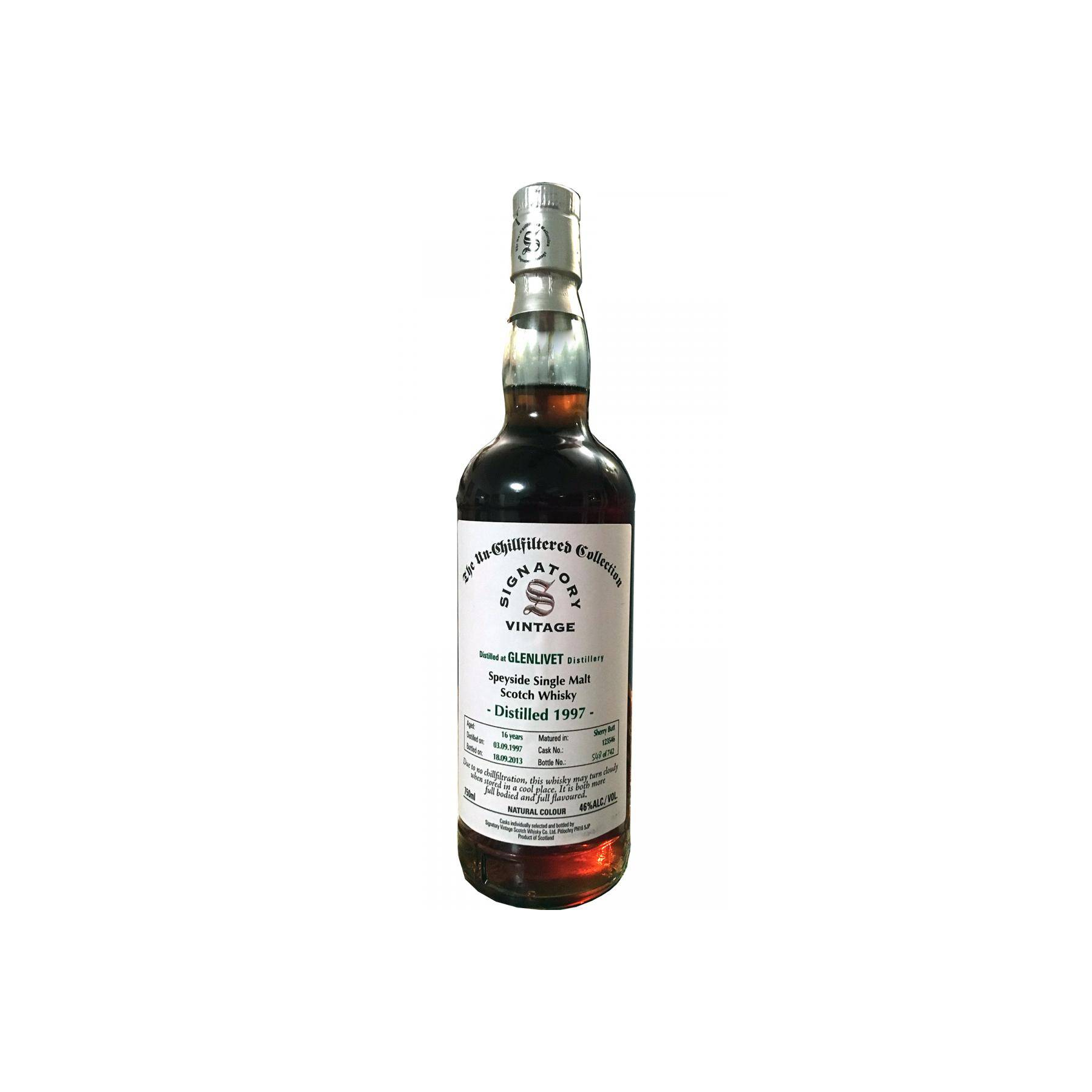 The Glenlivet The Un-Chillfiltered Collection 1997 16 Years Single Malt Whisky