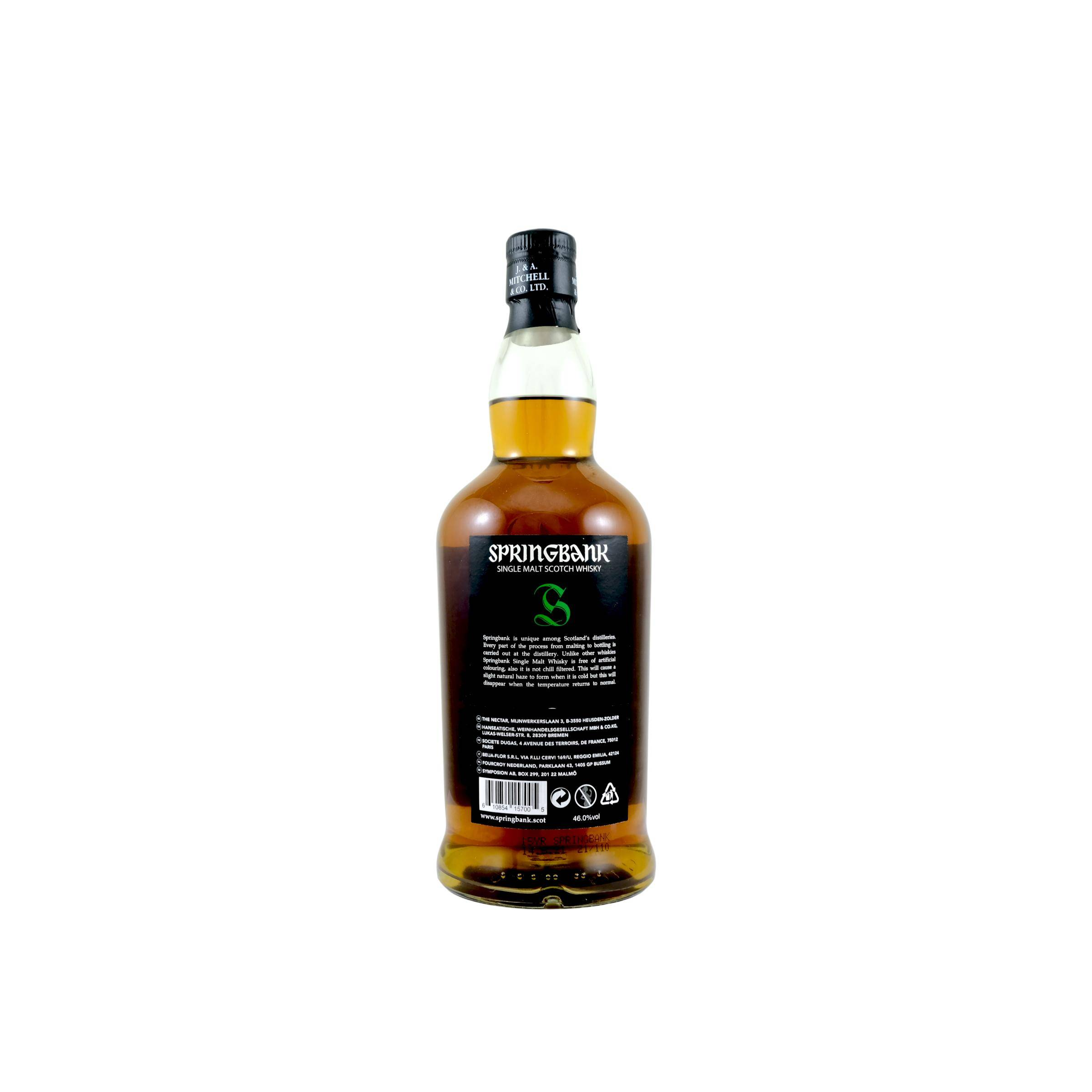 Springbank 15 Years Single Malt Whisky 2