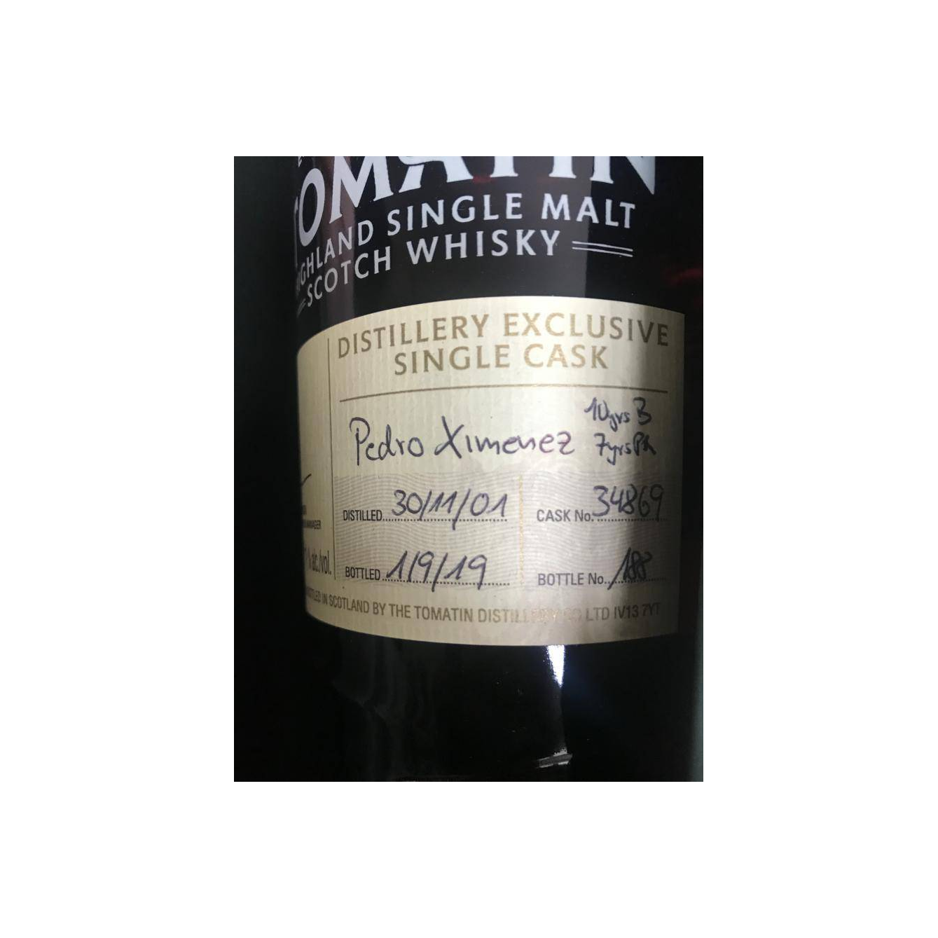 Tomatin 2001 17 Years Single Malt Whisky 3