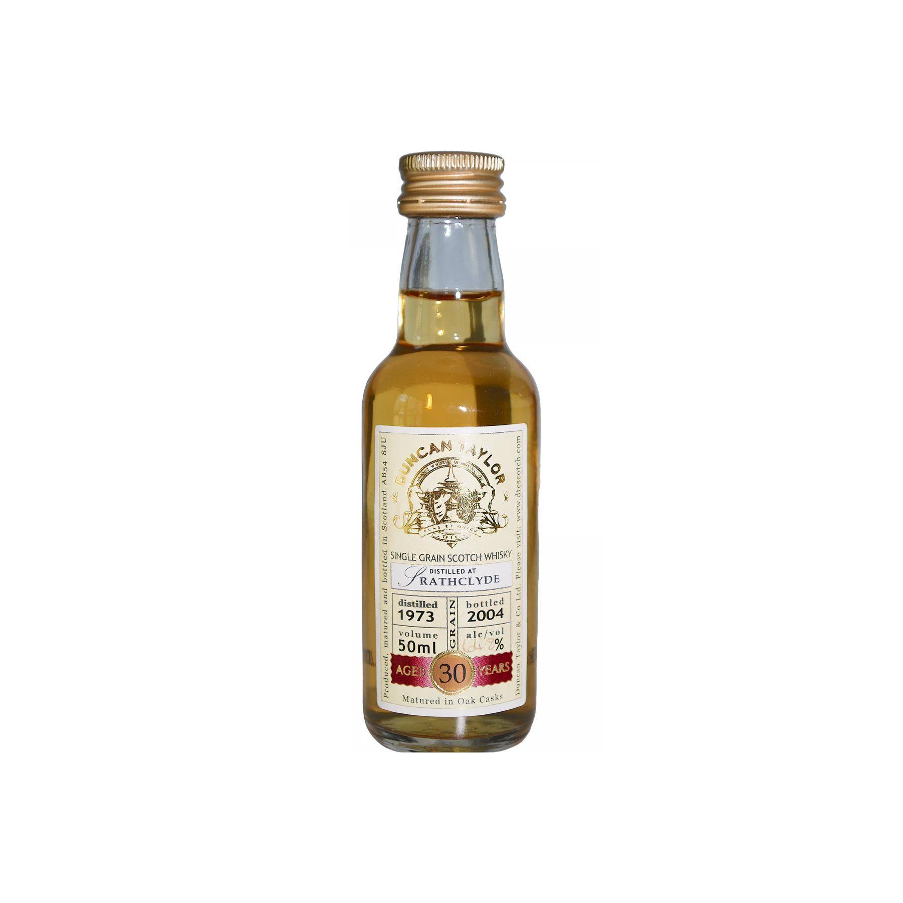 Strathclyde Miniature 1973 30 Years Single Grain Whisky 2