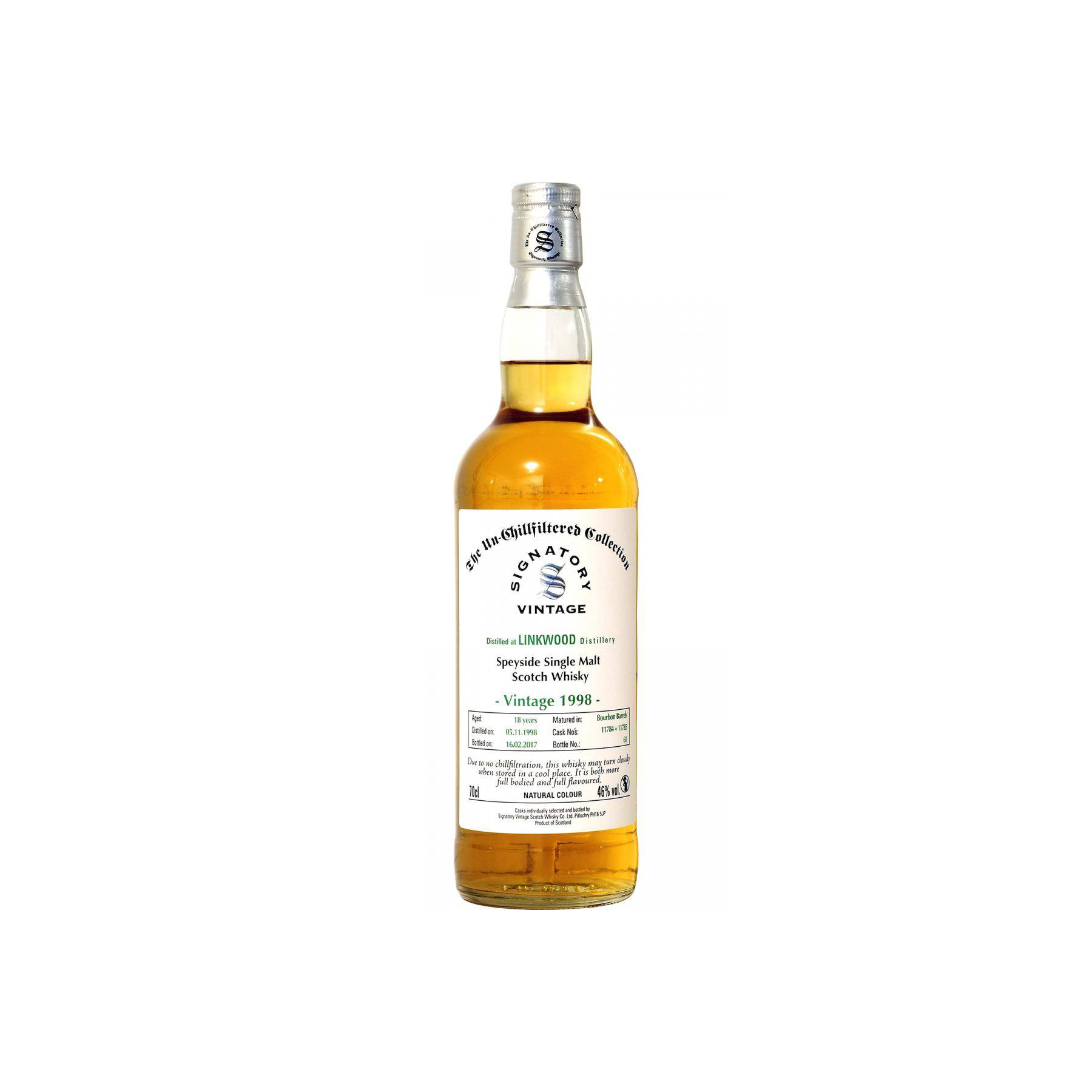 Linkwood The Un-Chillfiltered Collection 1998 18 Years Single Malt Whisky