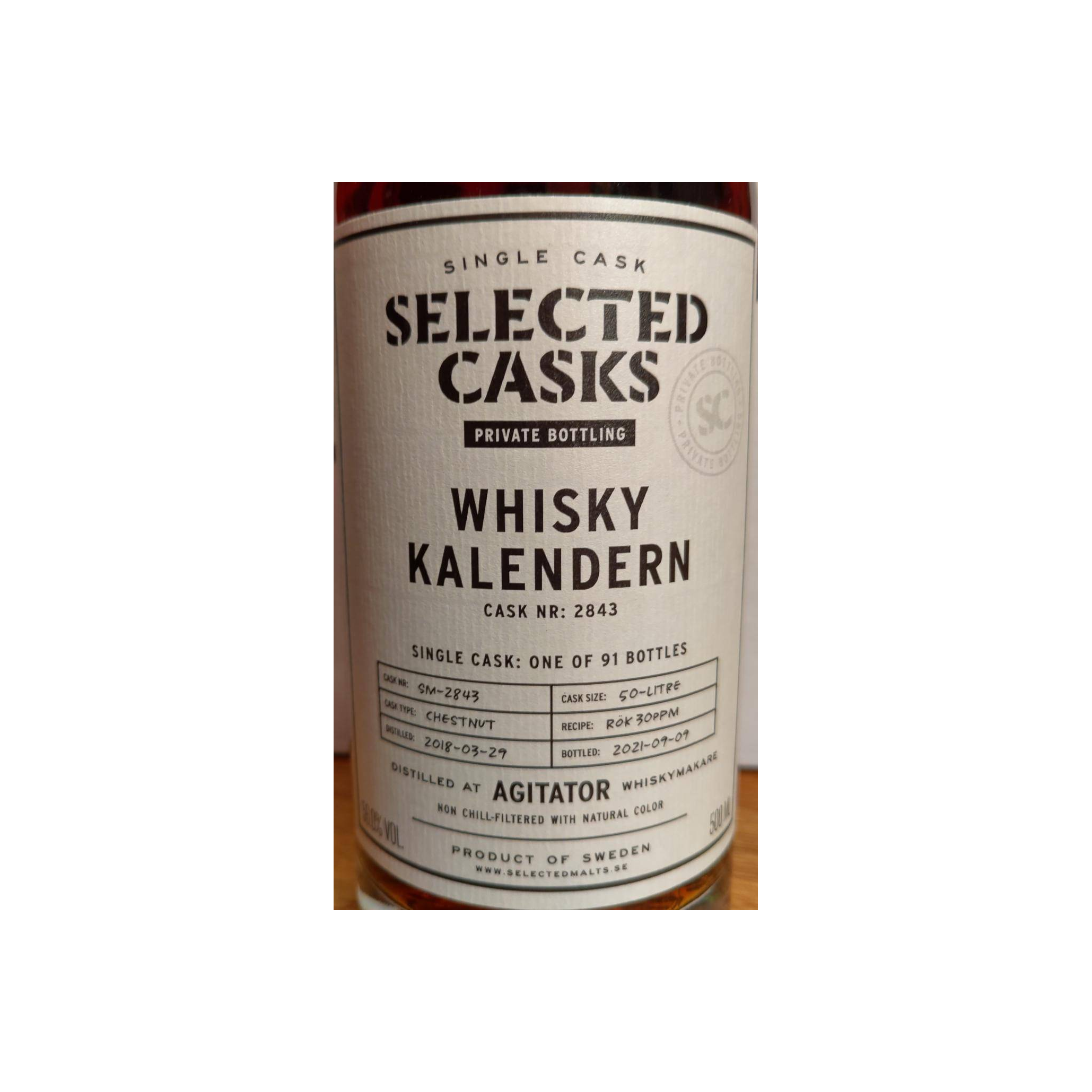 Agitator Private Bottling 2018 3 Years Single Malt Whisky 2