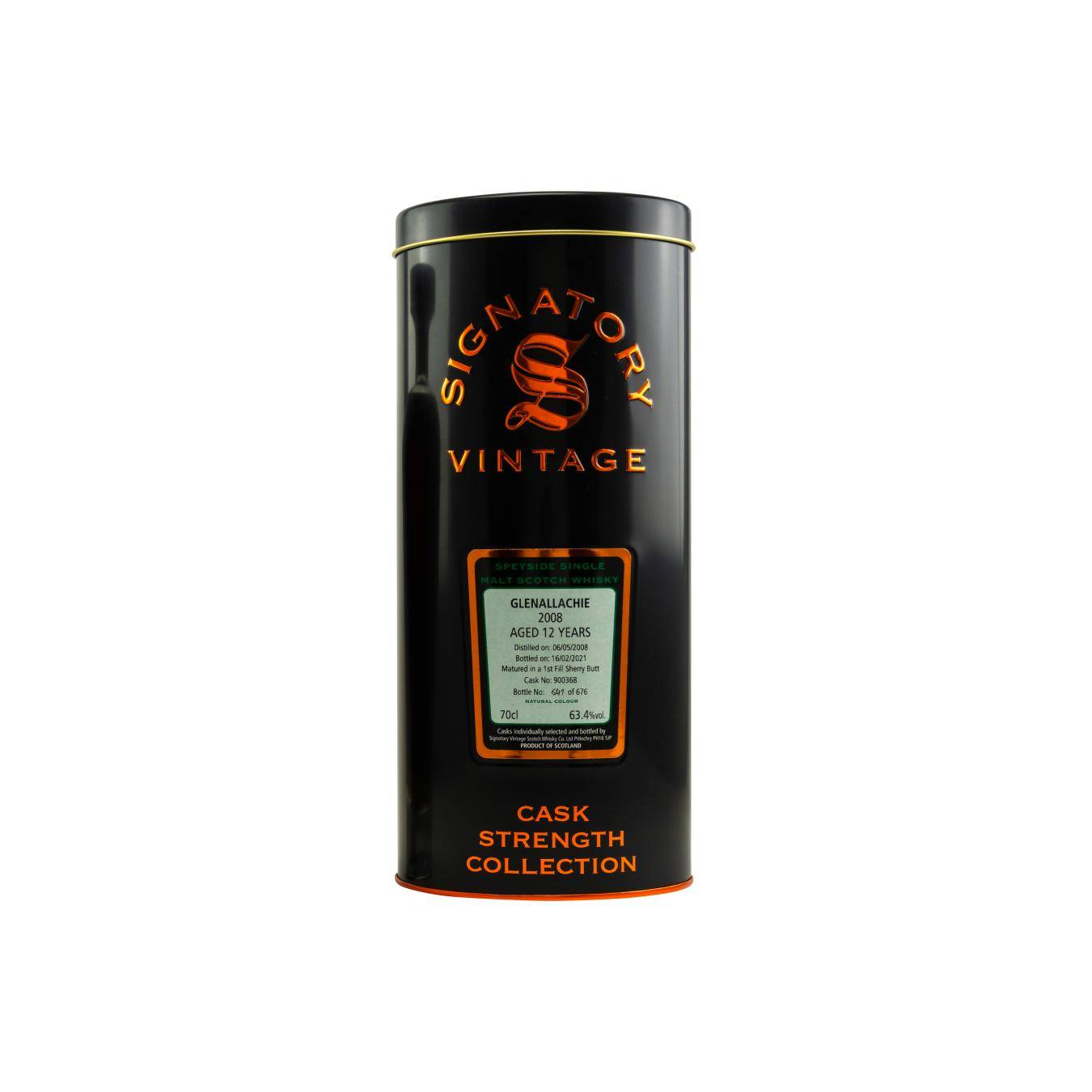 The GlenAllachie Cask Strength Collection 2008 12 Years Single Malt Whisky 2