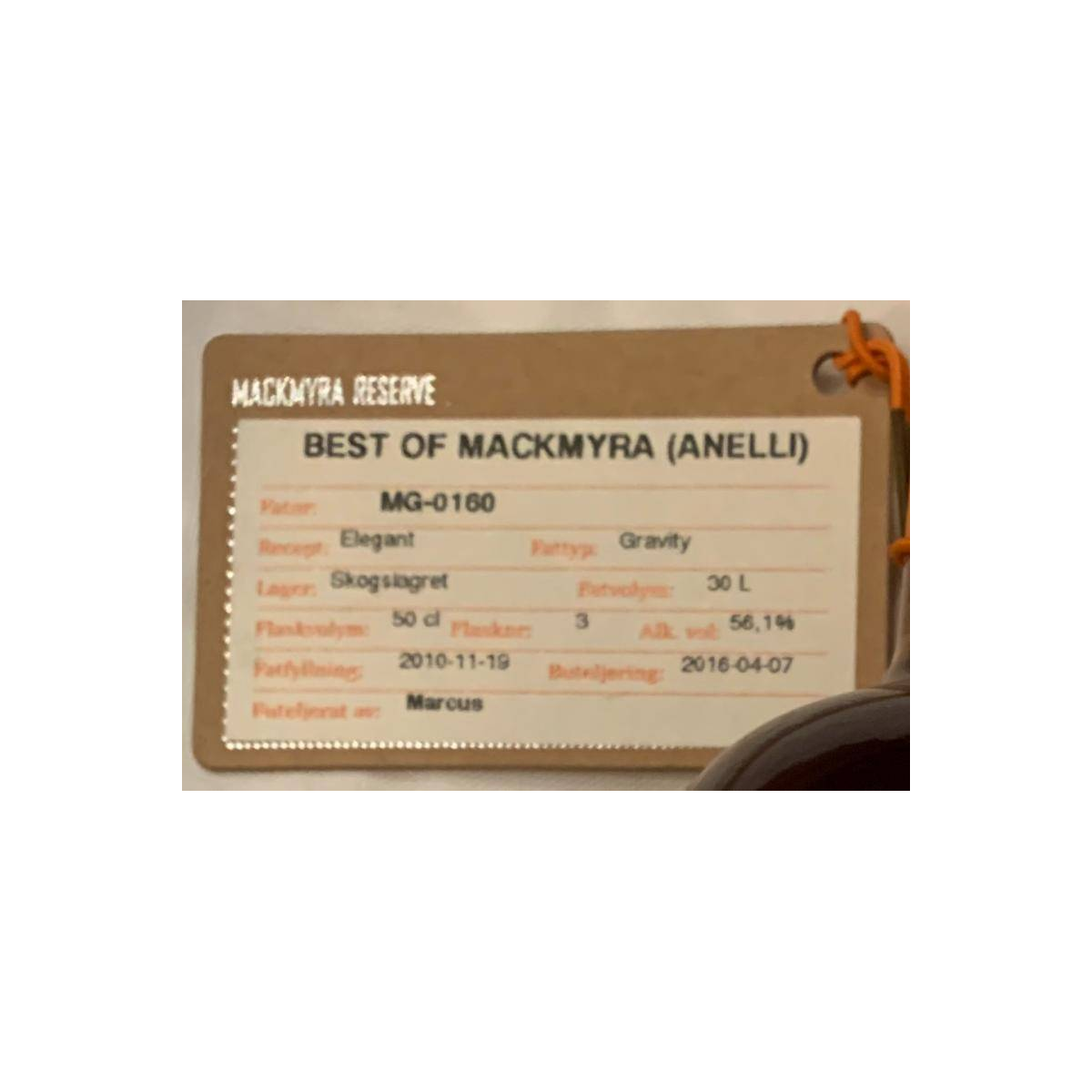 Mackmyra Reserve 2010 5 Years Single Malt Whisky 2