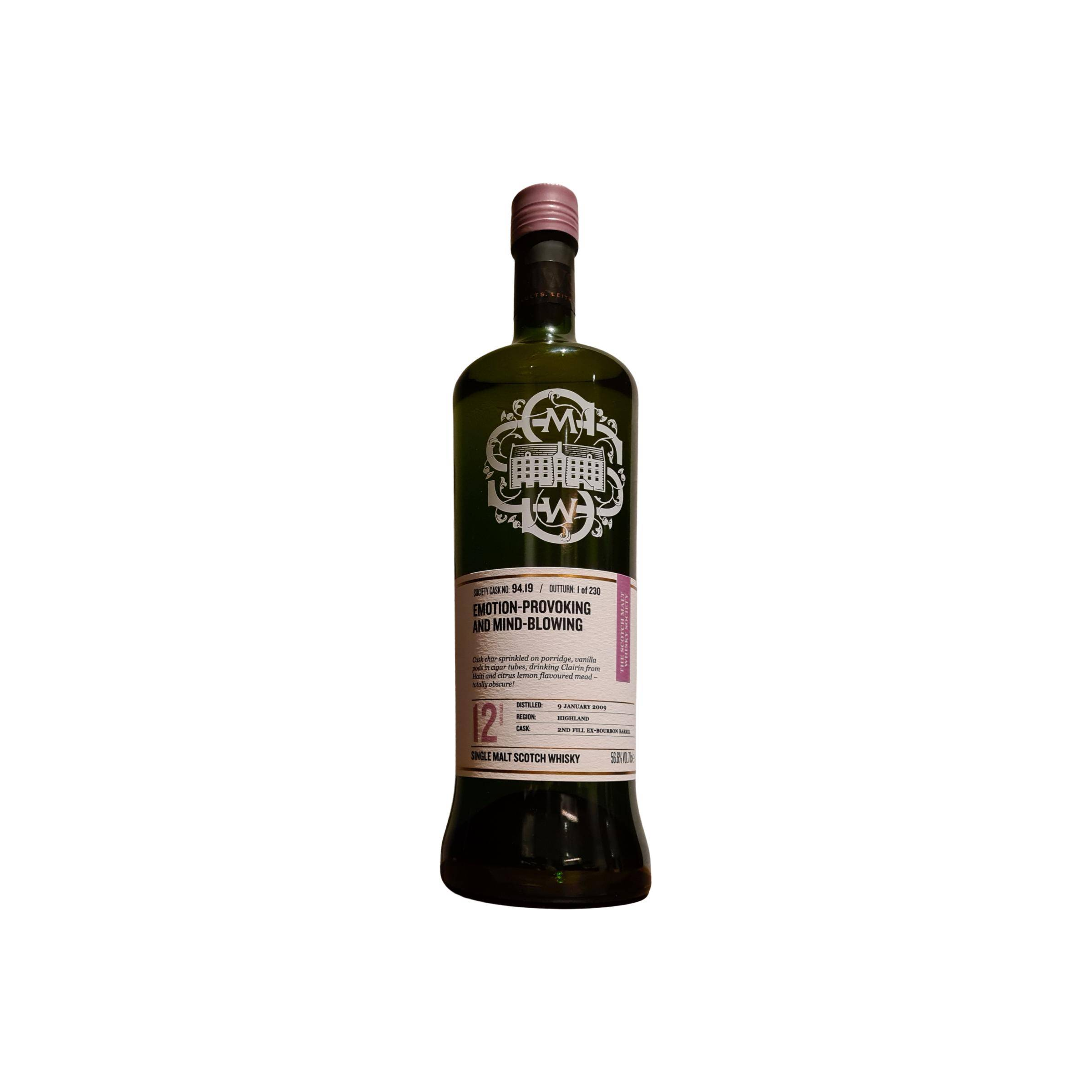 The Scotch Malt Whisky Society 2009 12 Years Single Malt Whisky