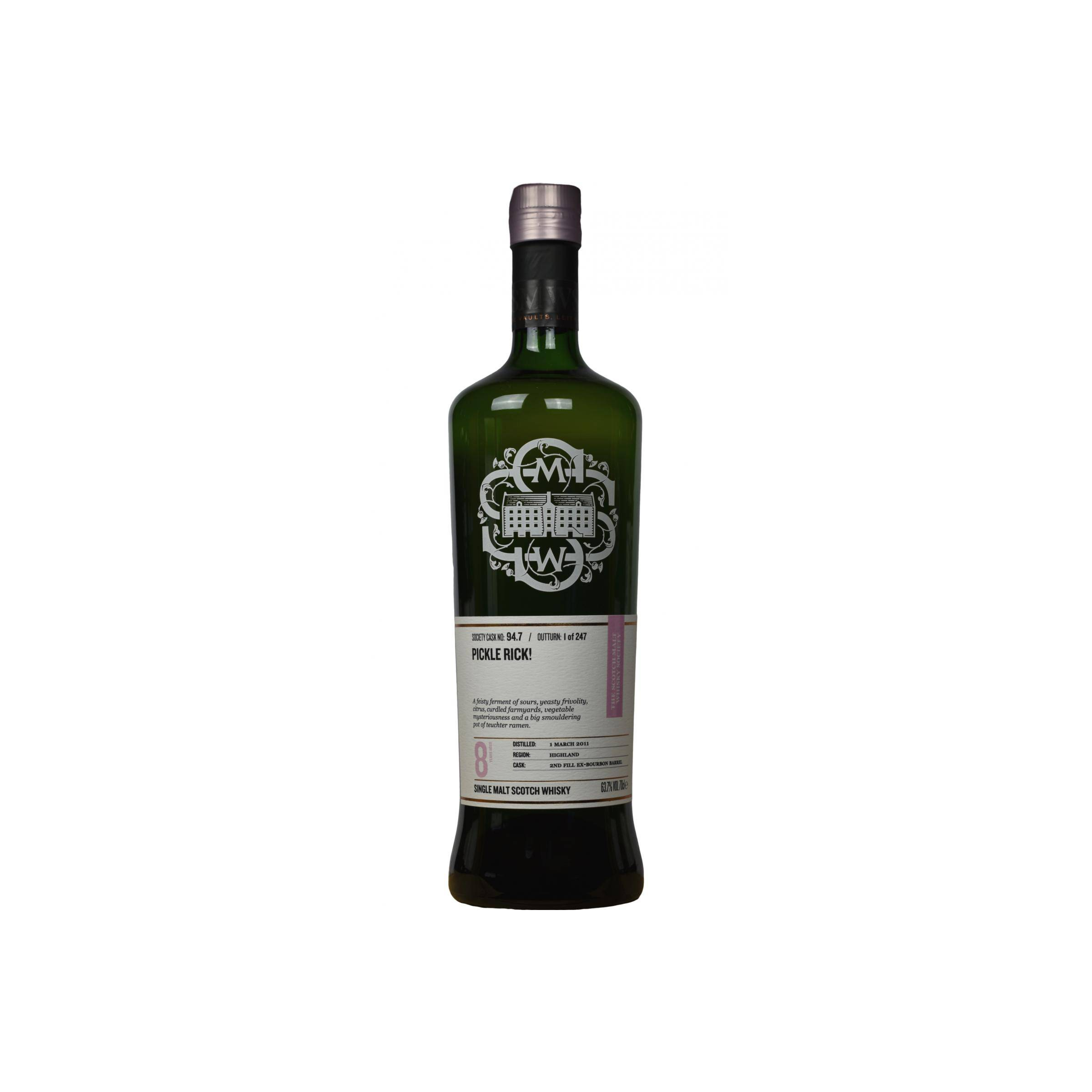 The Scotch Malt Whisky Society 2011 8 Years Single Malt Whisky